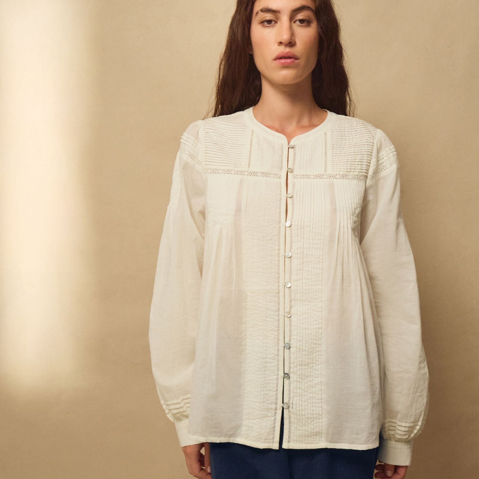 East Scarlet Cotton Blouse