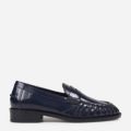 Bronx NEXT-WAGON Shiny Wrinkle Leather Loafers