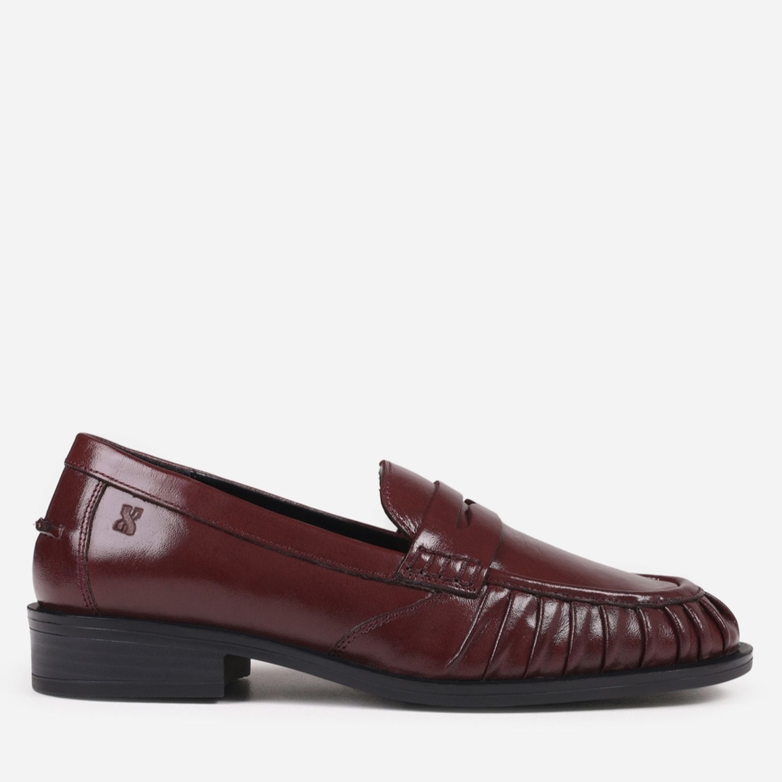 Bronx NEXT-WAGON Shiny Wrinkle Leather Loafers