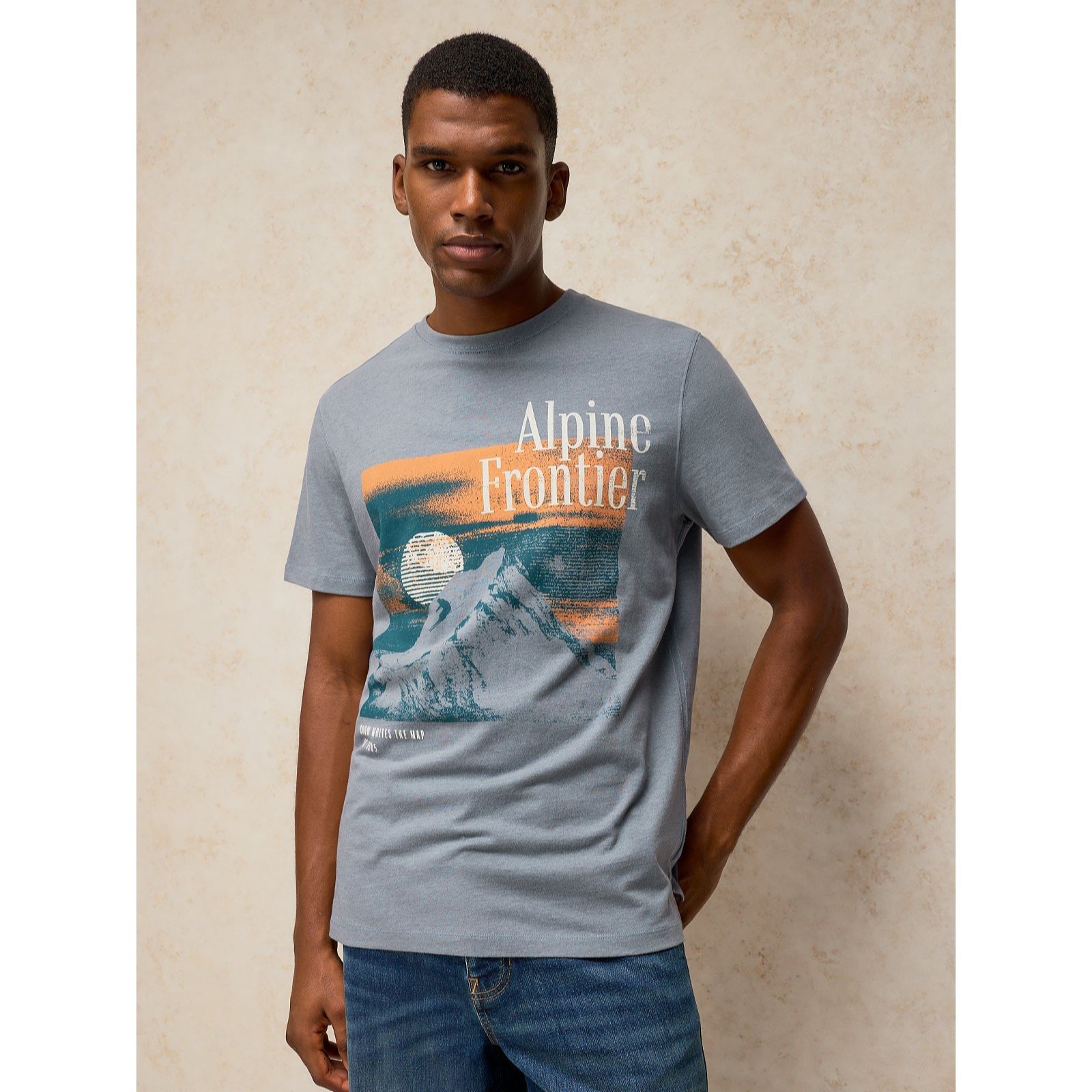 White Stuff Mens Abersoch Graphic Tee
