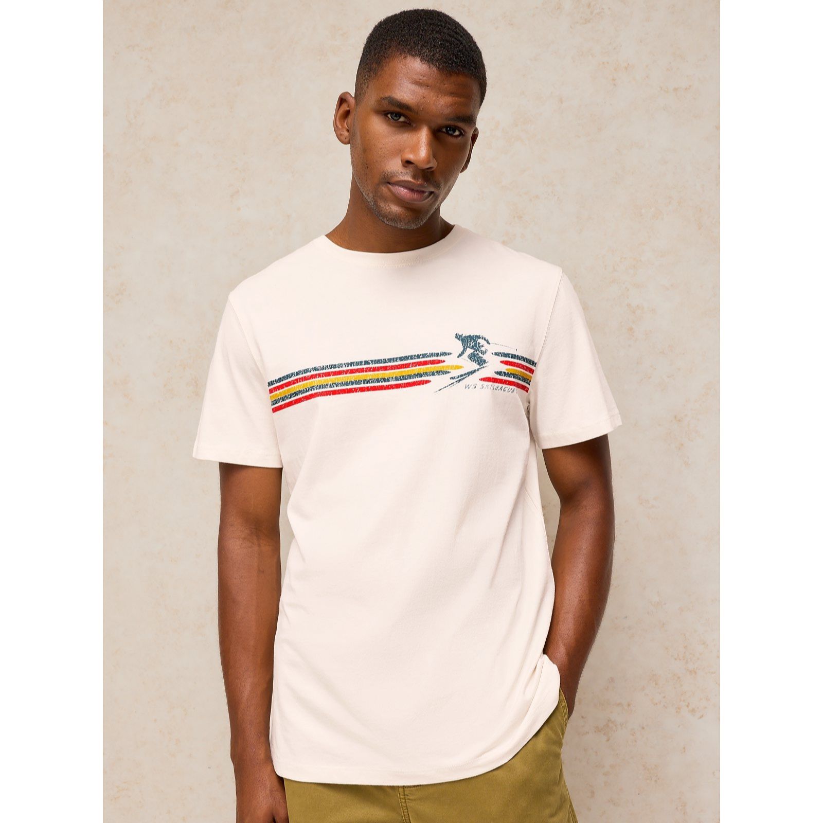 White Stuff Mens Abersoch Graphic Tee
