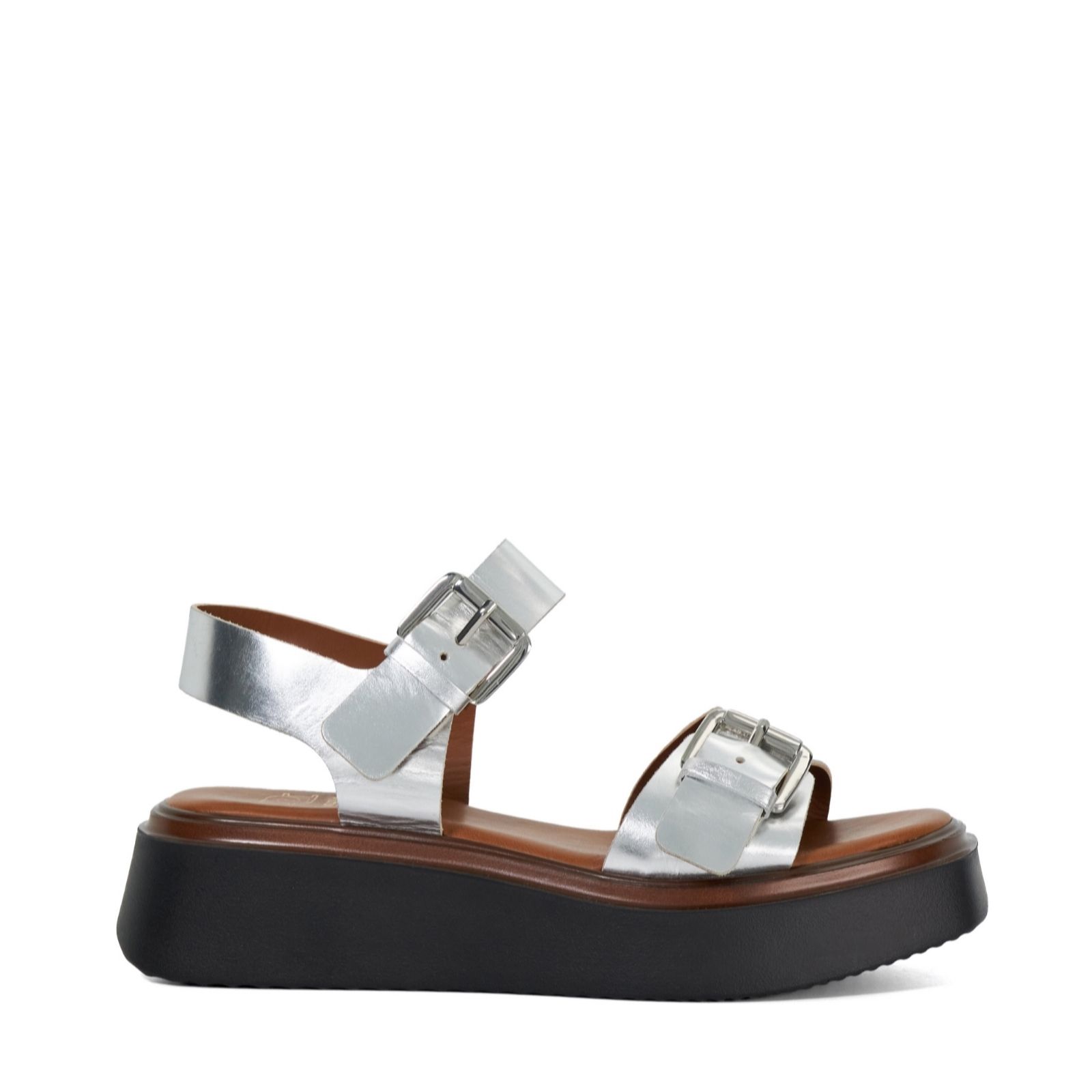 Outlet Dune London Loells Leather Casual Flatform Sandals