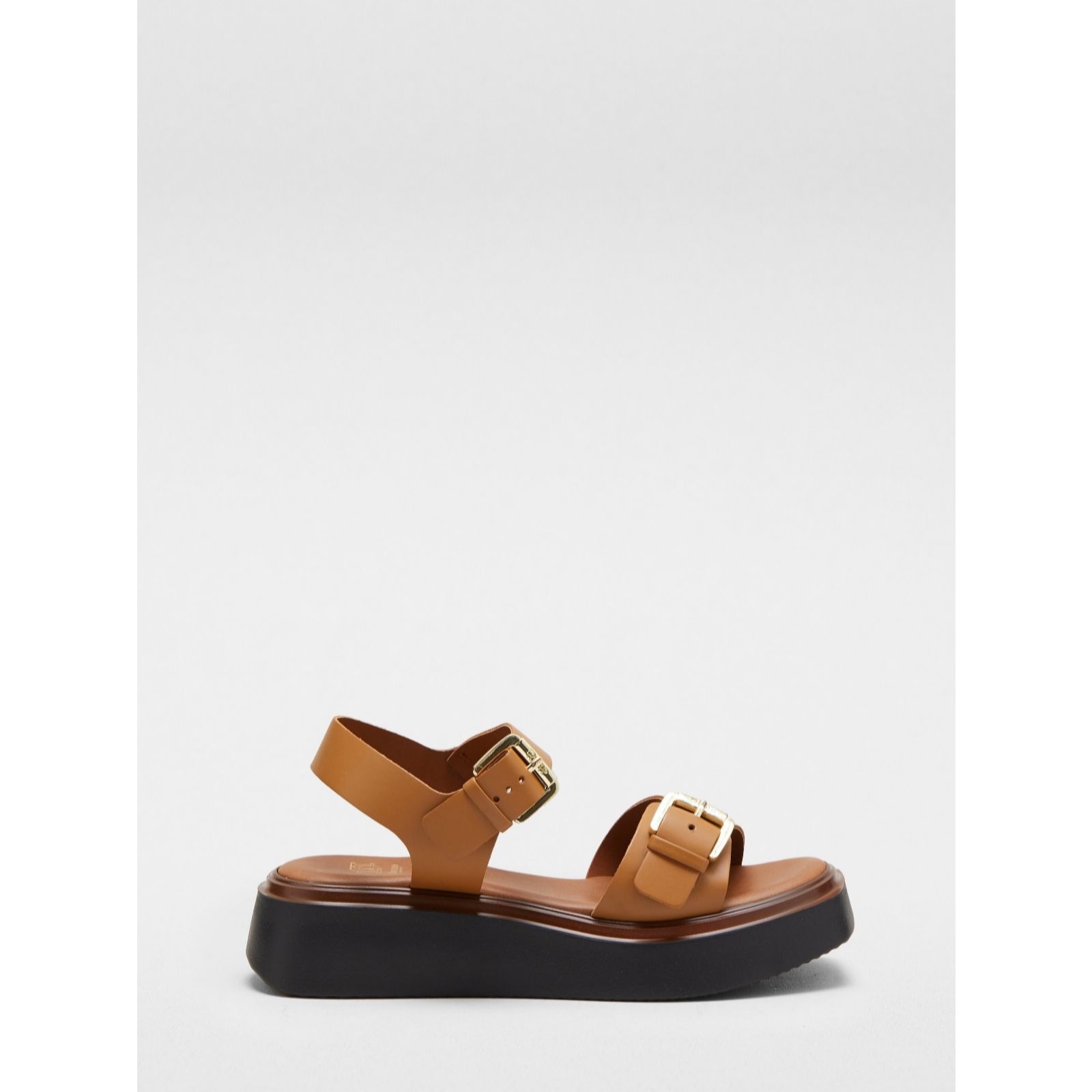 Dune London Loells Leather Casual Flatform Sandals