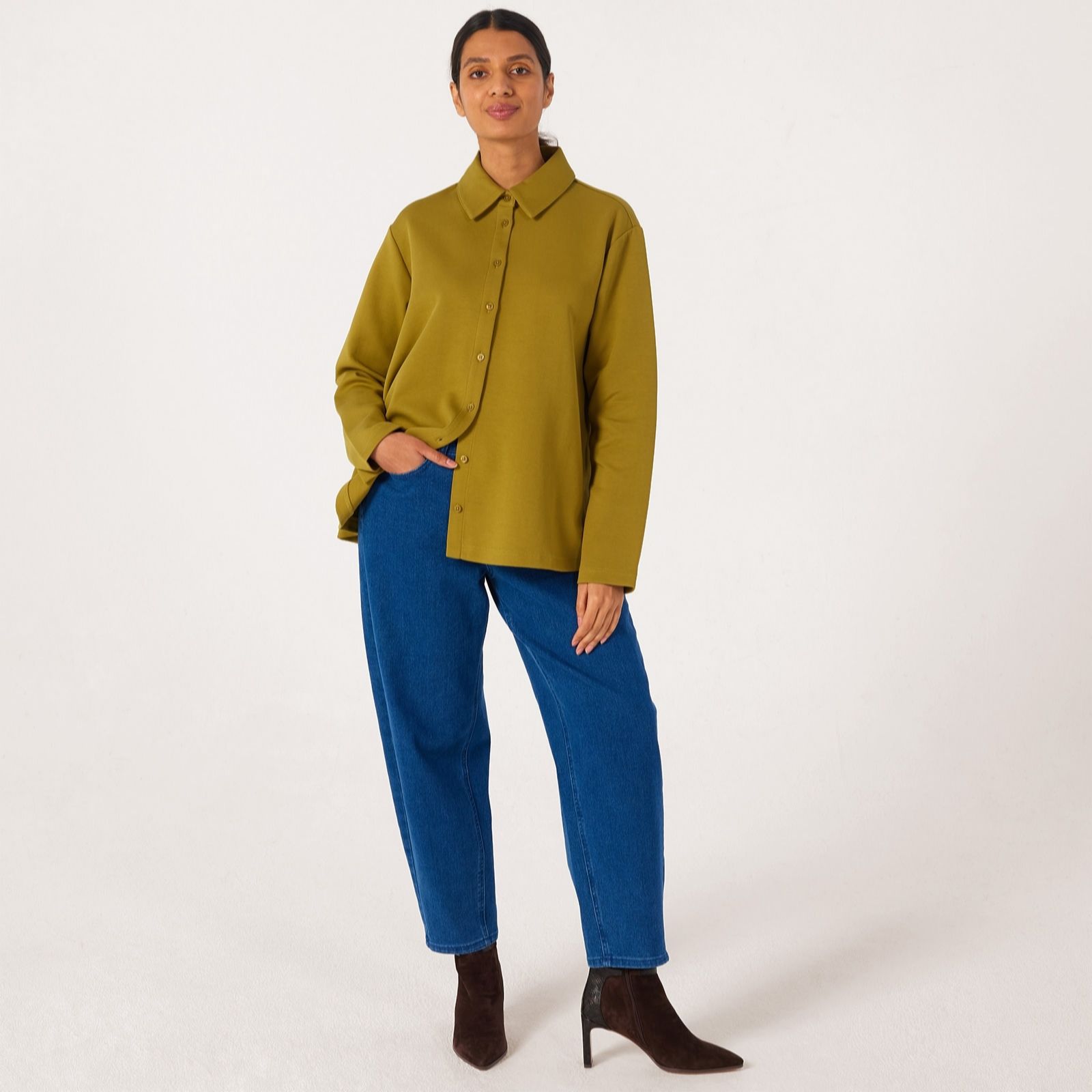 Ben De Lisi Swing Button Through Top