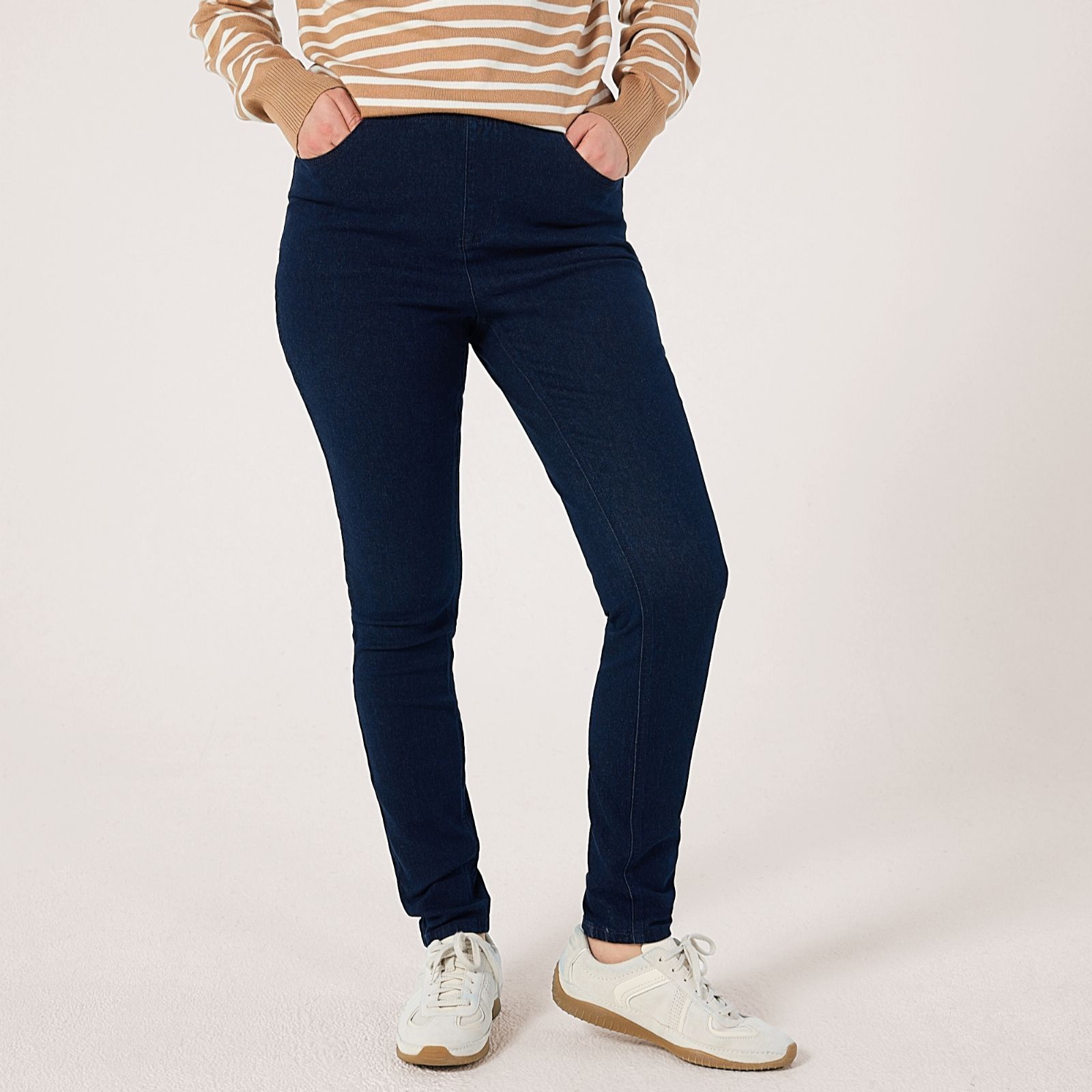 Denim & Co. Pull On Denim Jegging Standard
