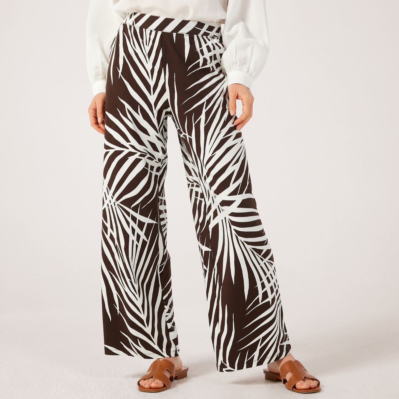 Denim & Co. Cotton Rich Jersey Trousers