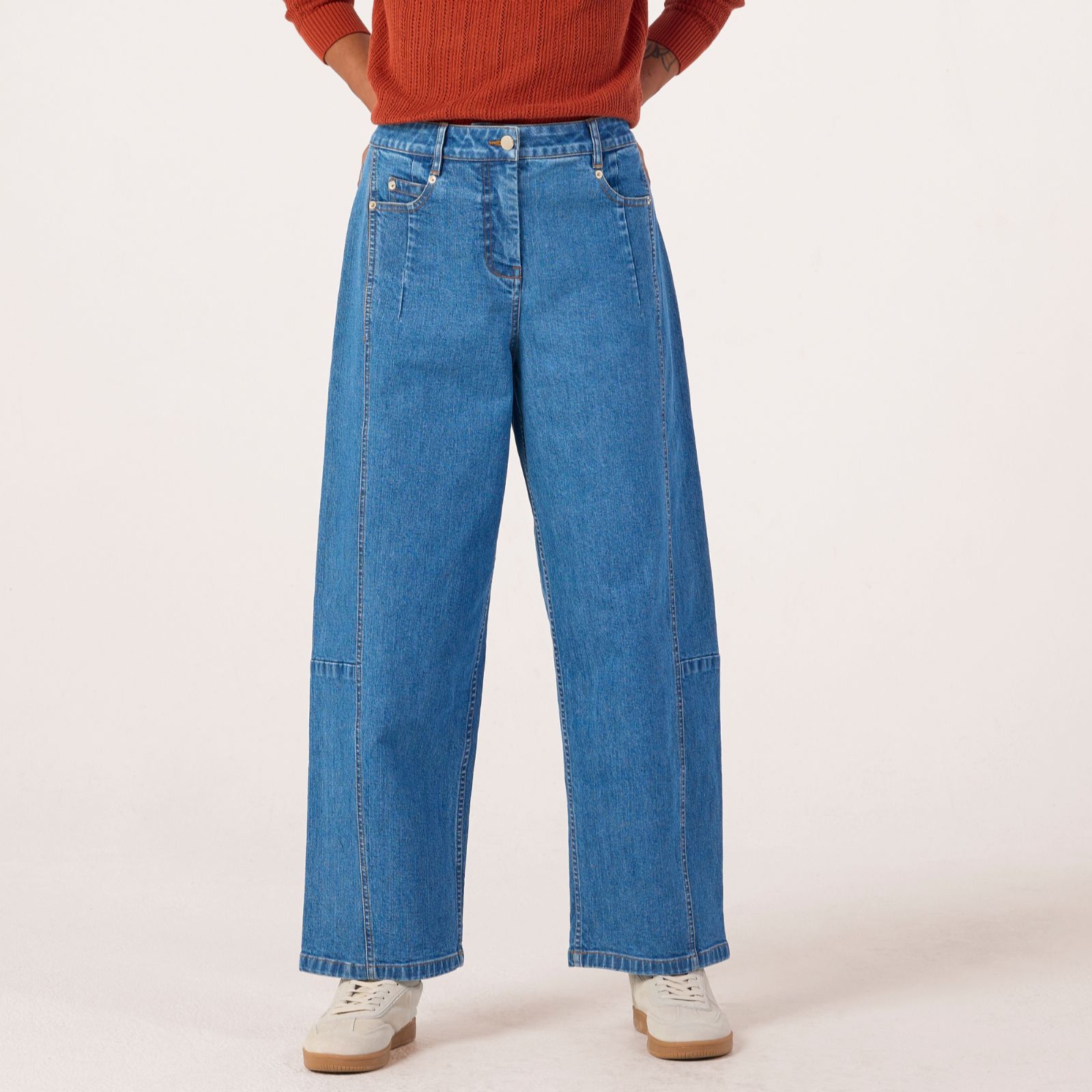 Ben de Lisi Panel Detail Barrel Jean Standard
