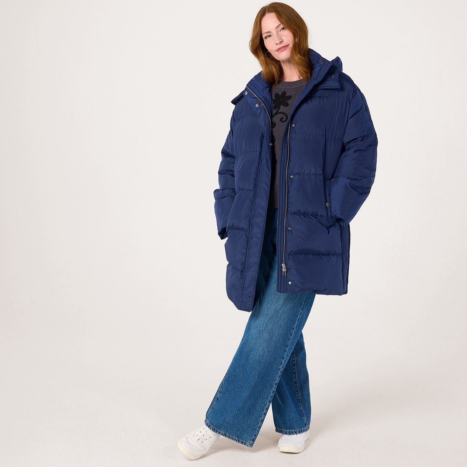 Masai Copenhagen Tupia Down & Feather Classic Relaxed Fit Padded Coat
