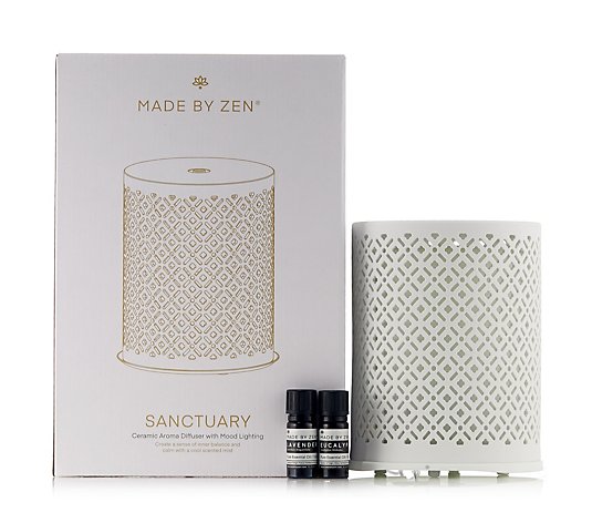 Made by Zen Sanctuary Aroma Diffuser with Day & Night Oils