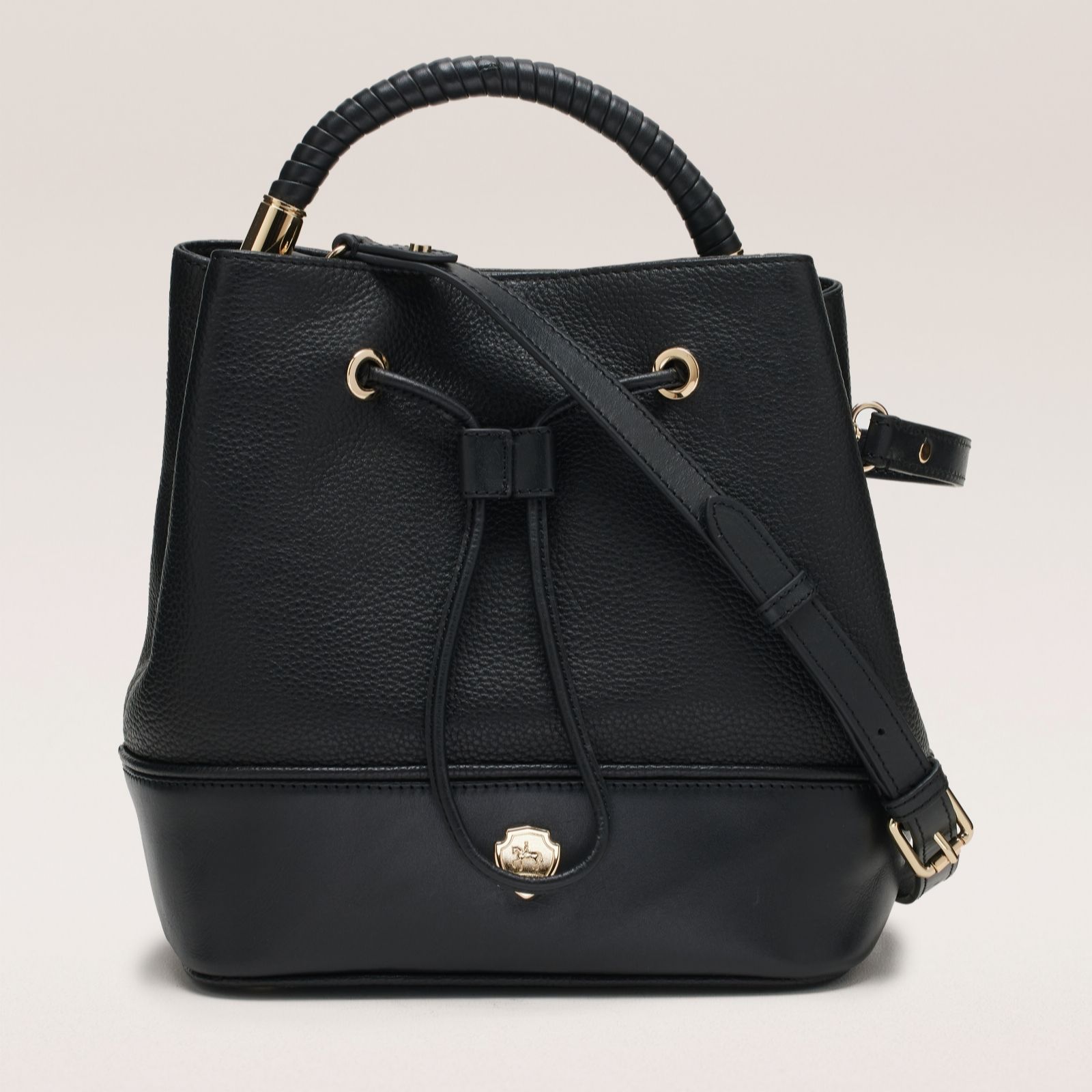 Paul Costelloe Dressage Convertible Leather Bucket Bag