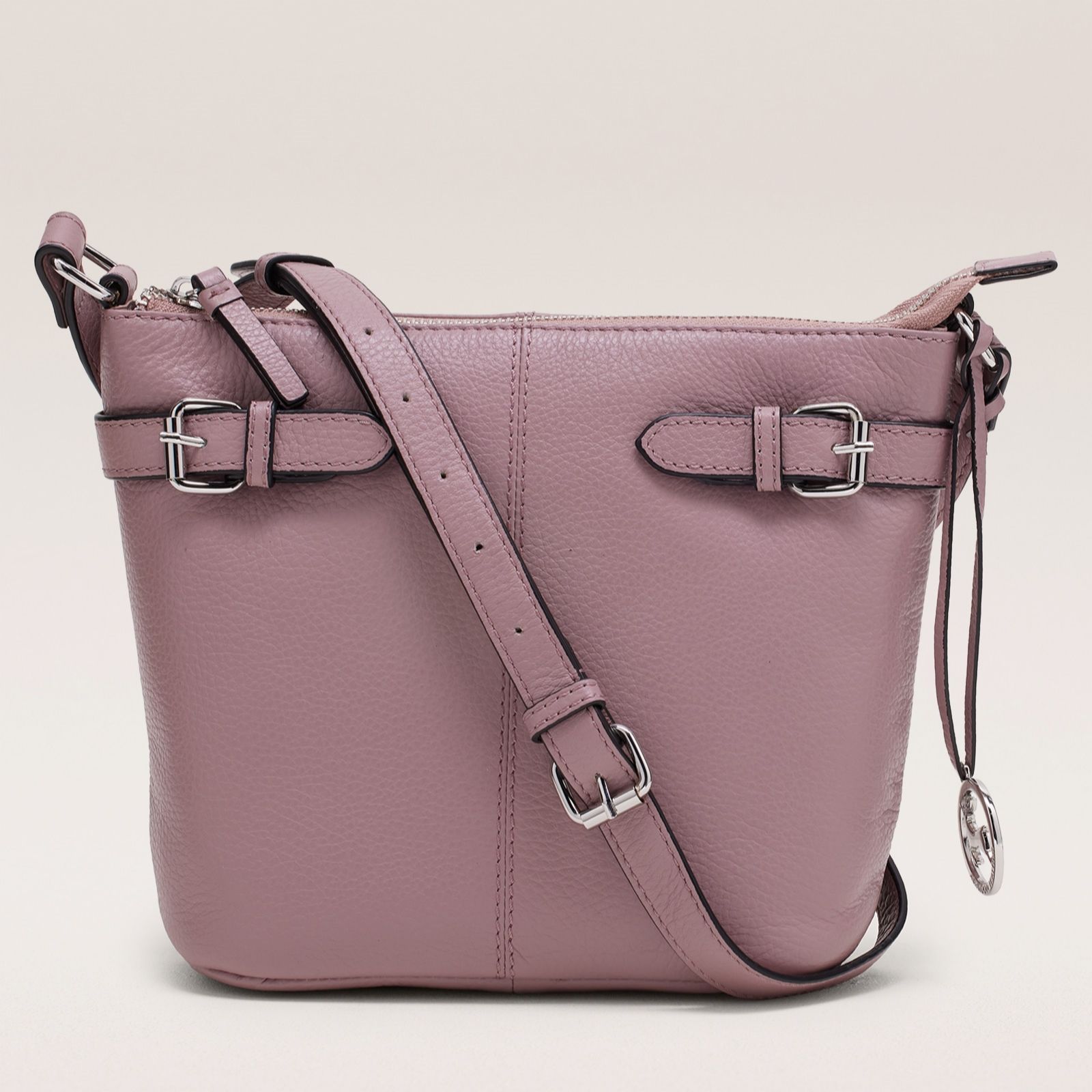 Ashwood Leather Bucket Cross-Body Bag