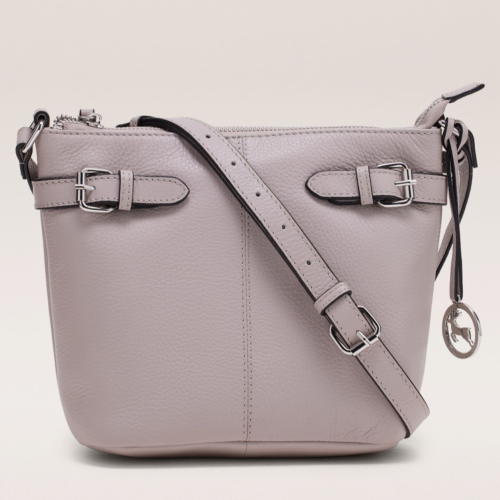 Ashwood Leather Bucket Cross-Body Bag