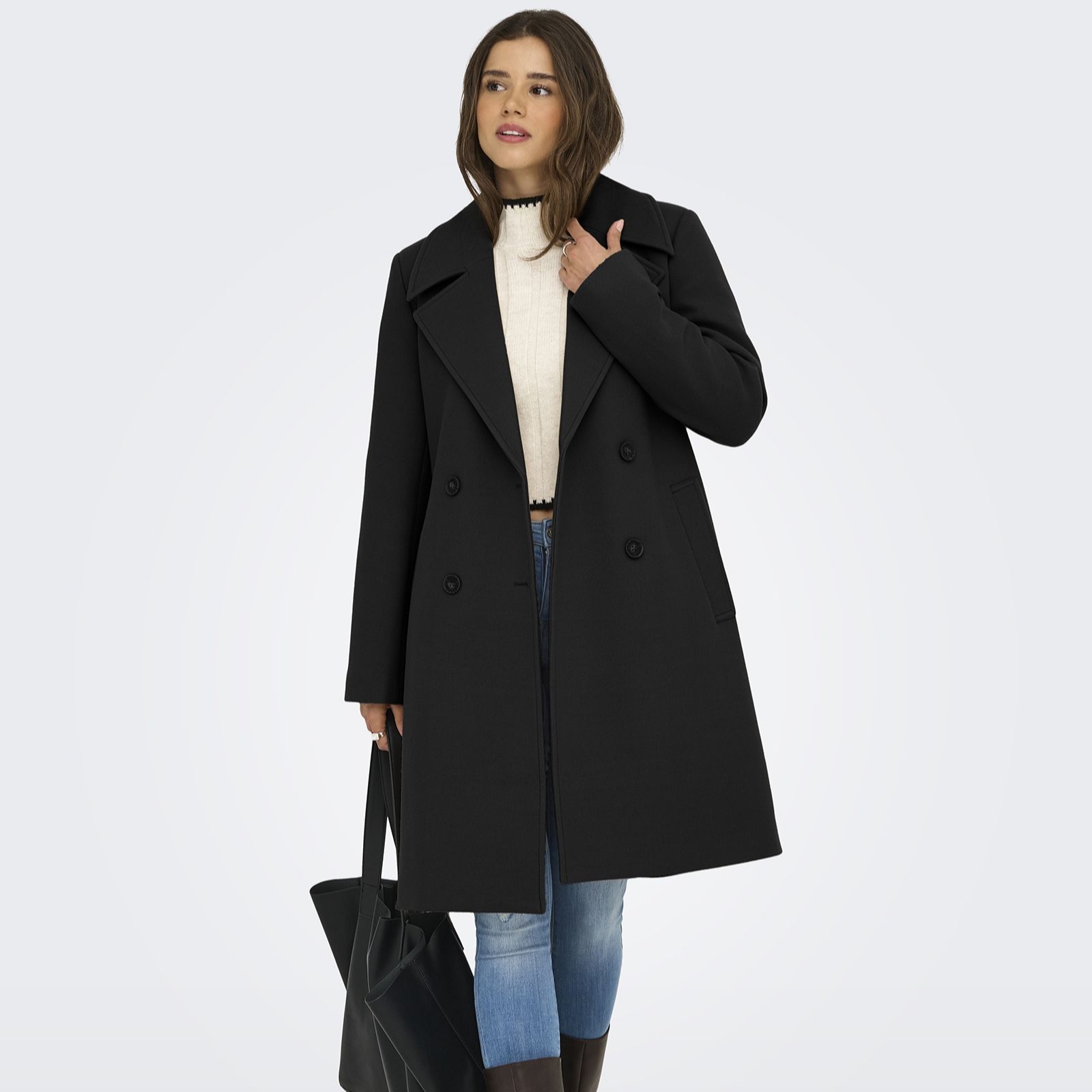 Only Adina Double Breasted Coat
