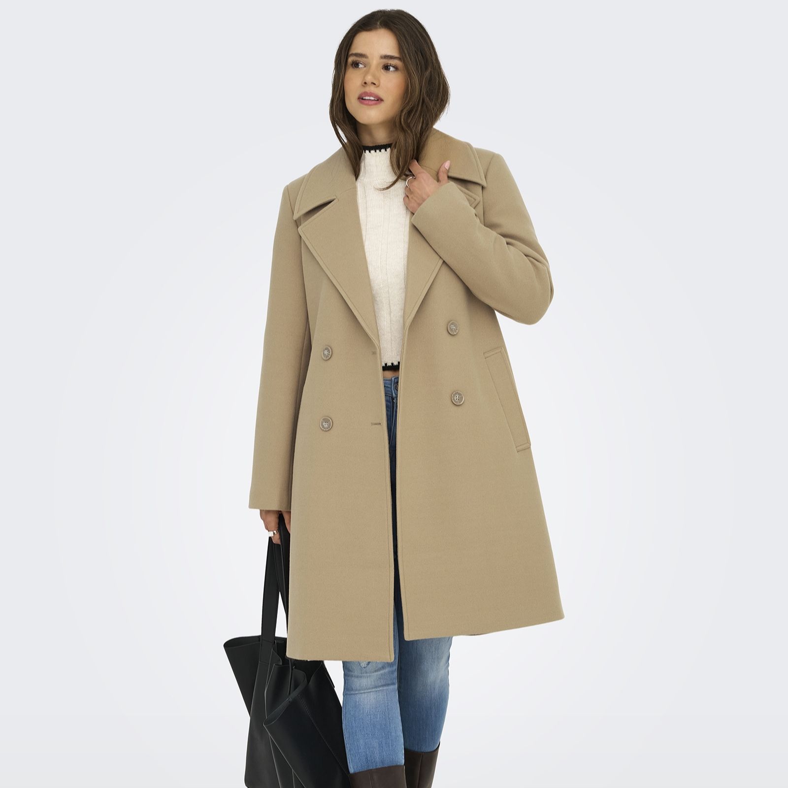 Only Adina Double Breasted Coat