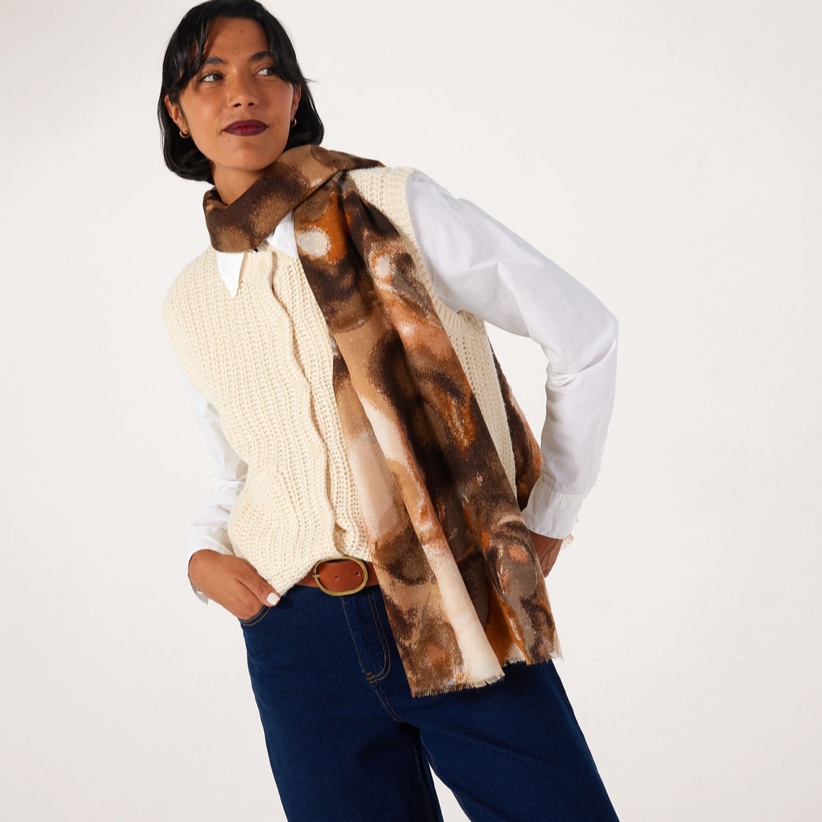 Malissa J Printed Scarf