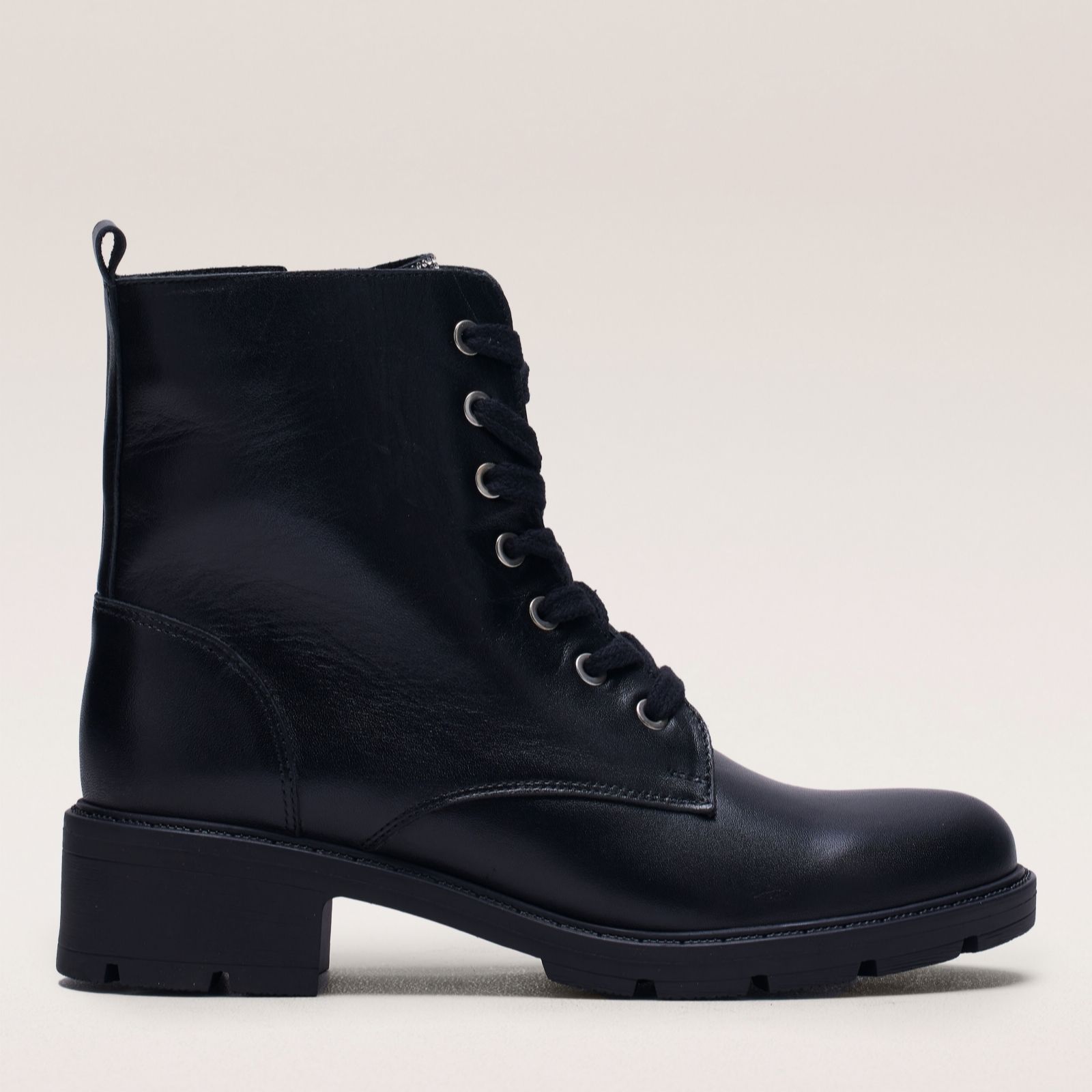 Outlet Adesso Liza Leather Diamonte Tongue Boot
