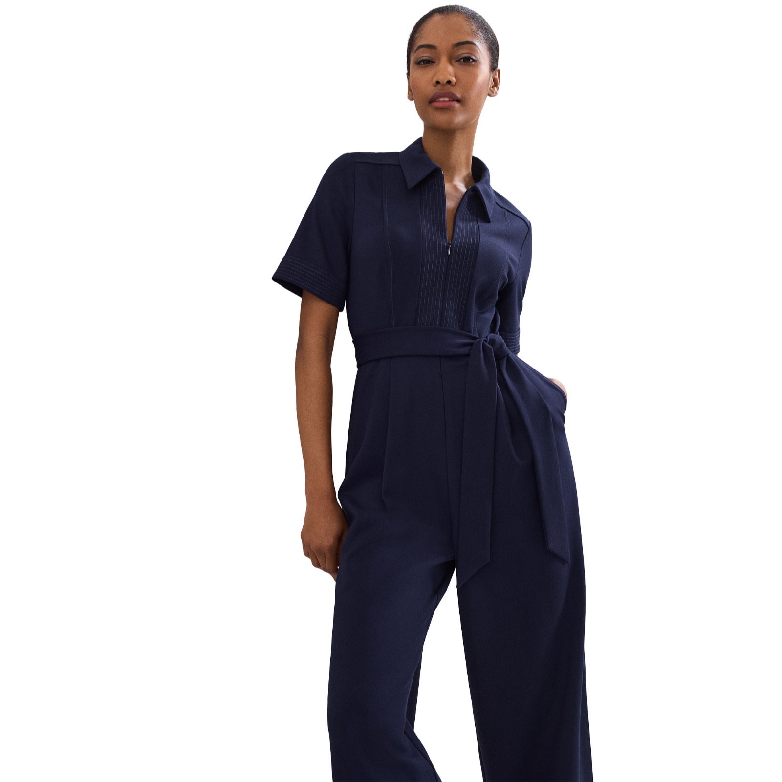 Phase Eight Tabitha Ponte Zip Jumpsuit