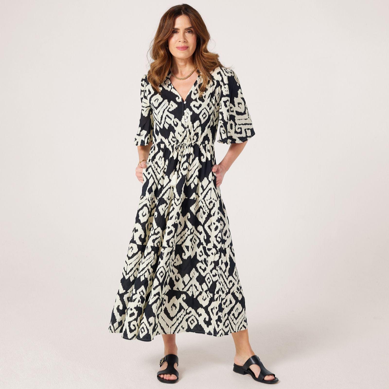 Izabel London Printed Maxi Dress