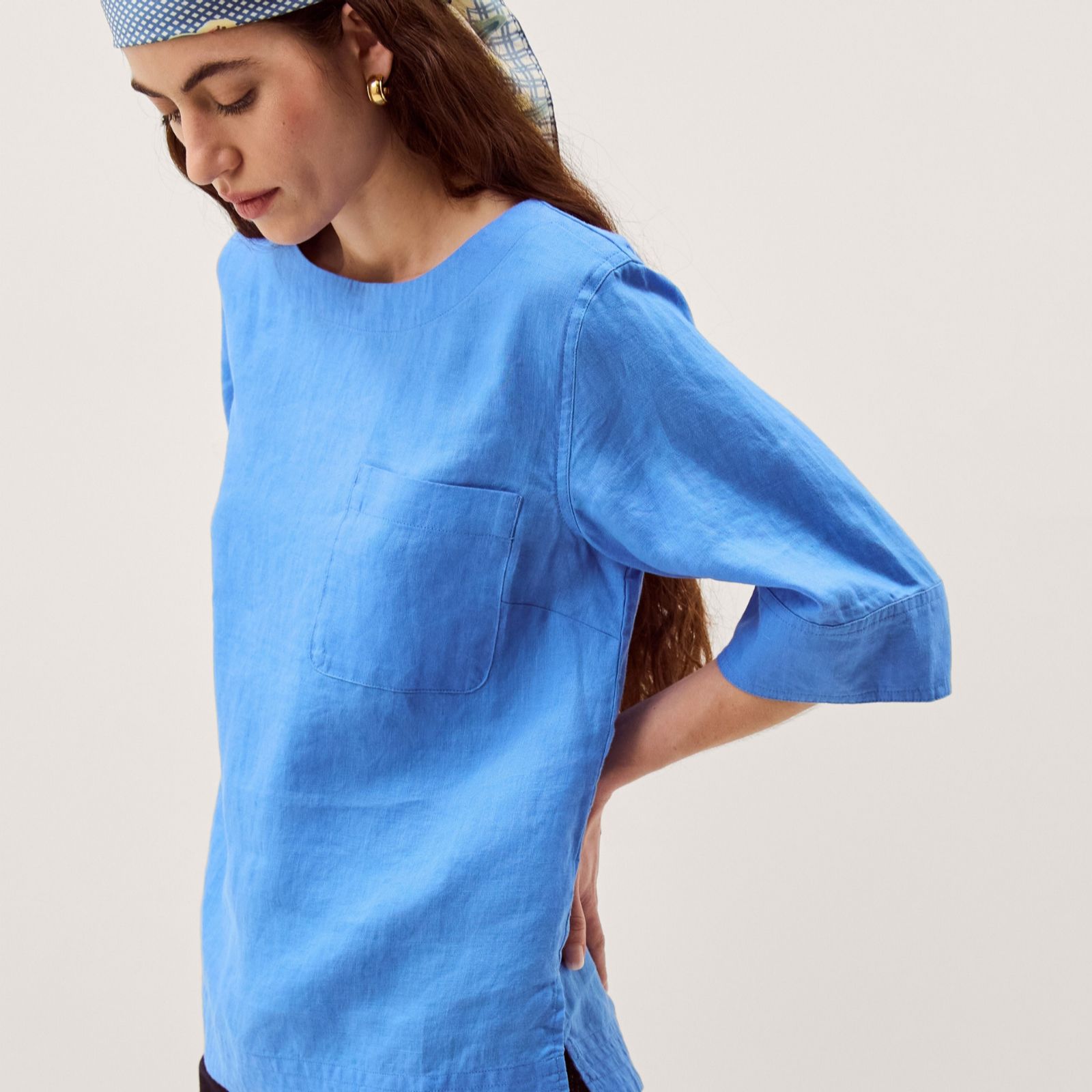 Monsoon Ingrid Linen Tee