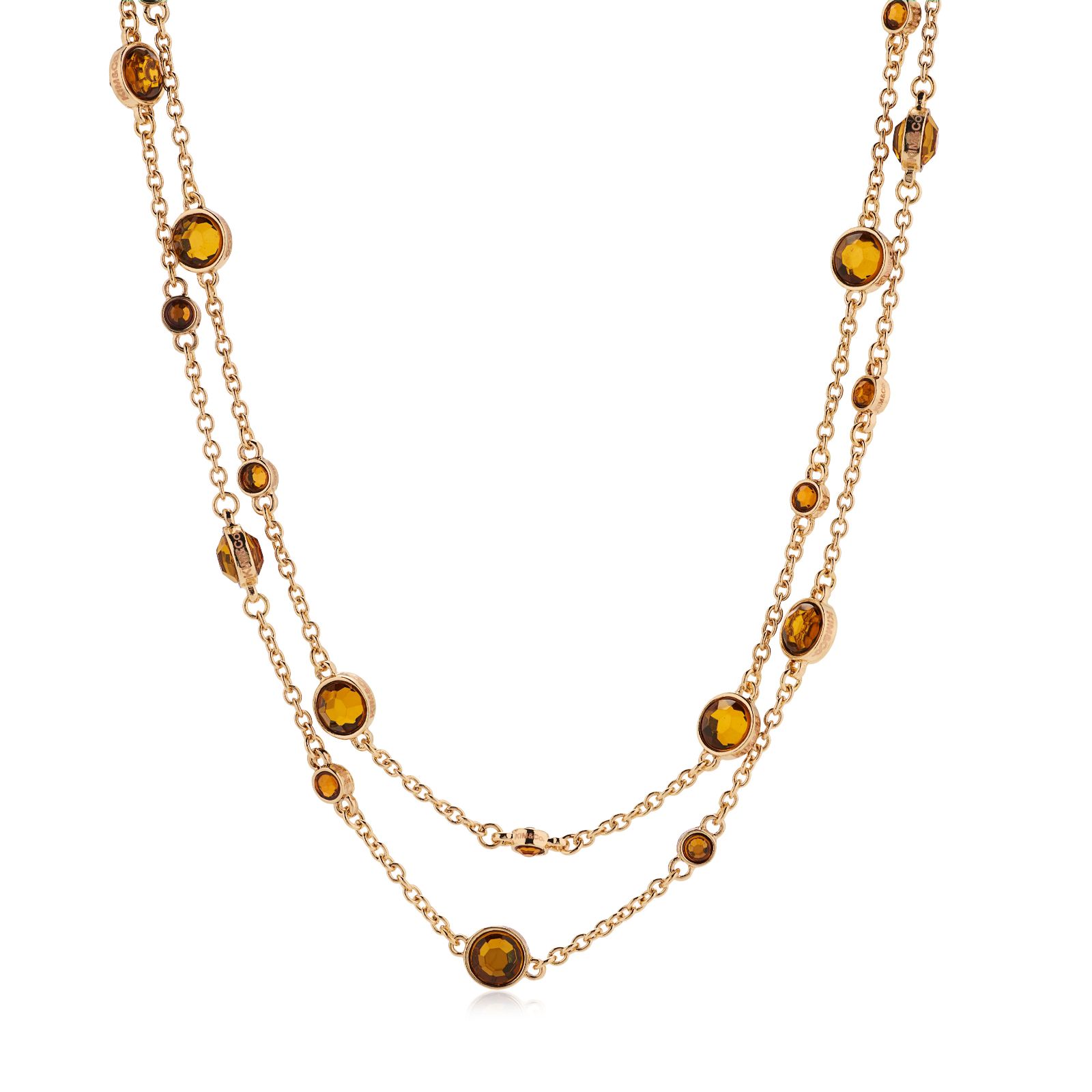 Kim & Co Gem Cut Multistation Necklace