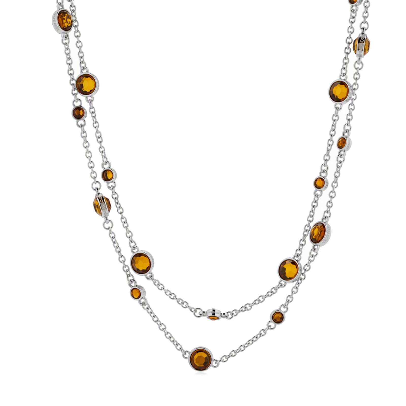 Kim & Co Gem Cut Multistation Necklace