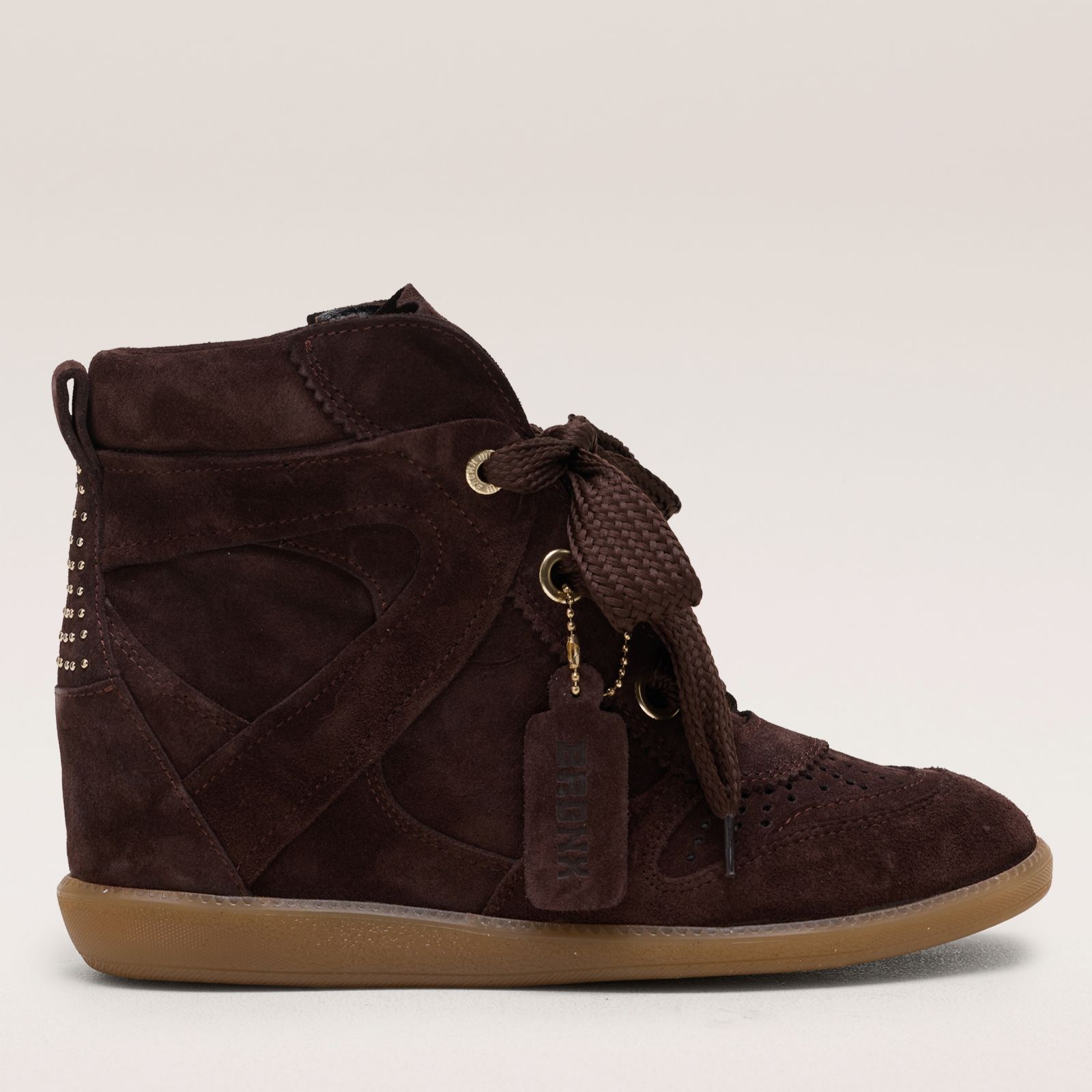 Bronx JAE-YY Suede Wedge Trainer