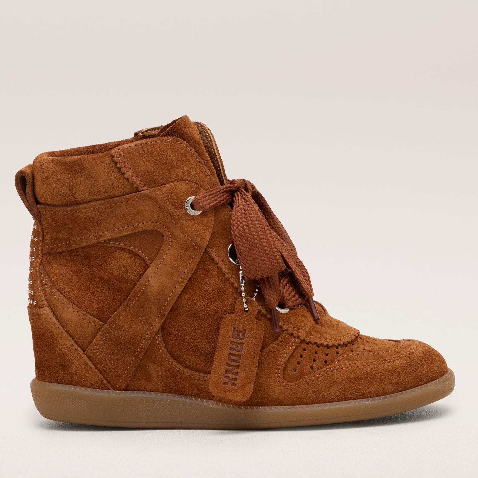 Bronx JAE-YY Suede Wedge Trainer