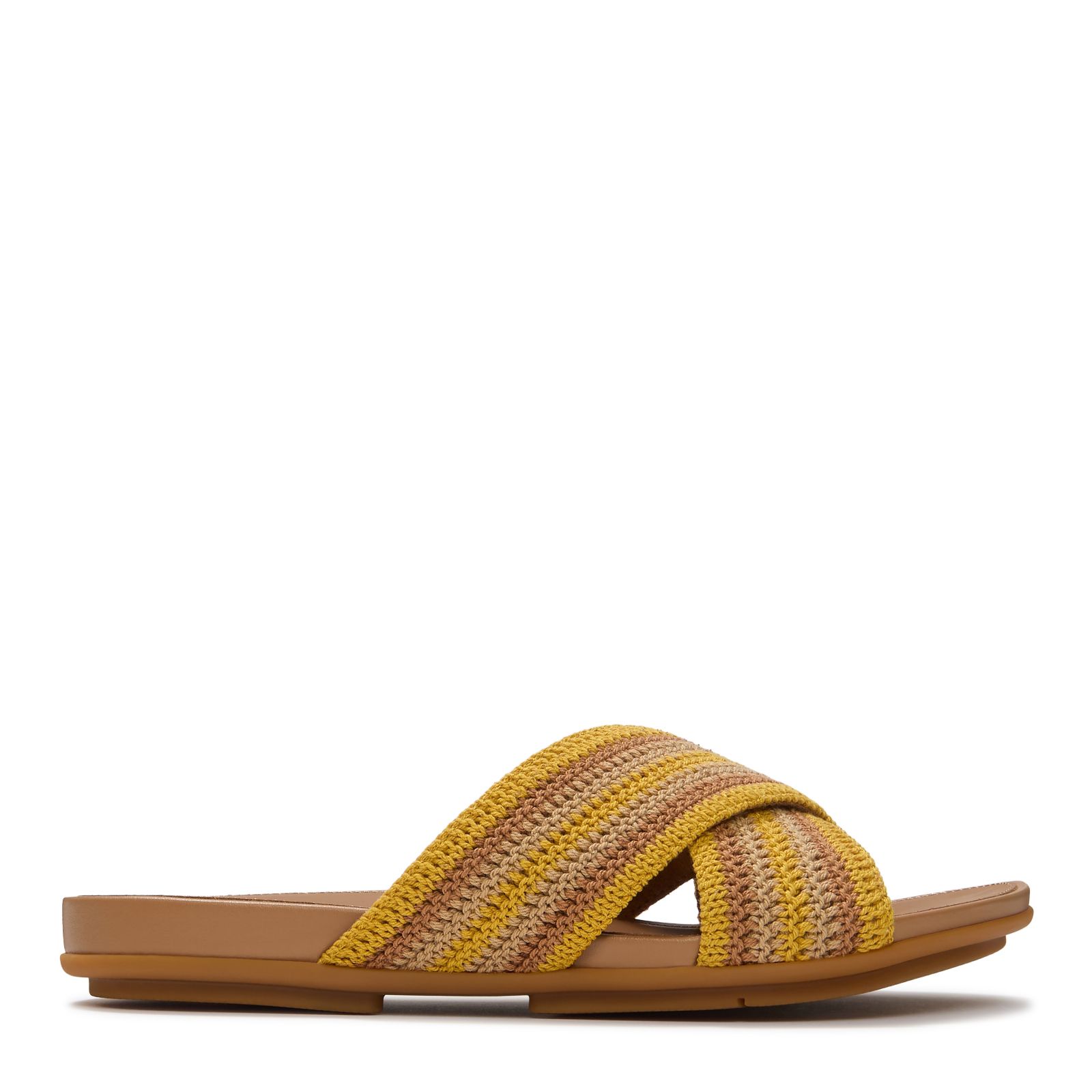 Outlet Fitflop Gracie Stripe-Webbing Cross Slides