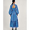 Monsoon Palmer Plain Blue Dress, 1 of 3