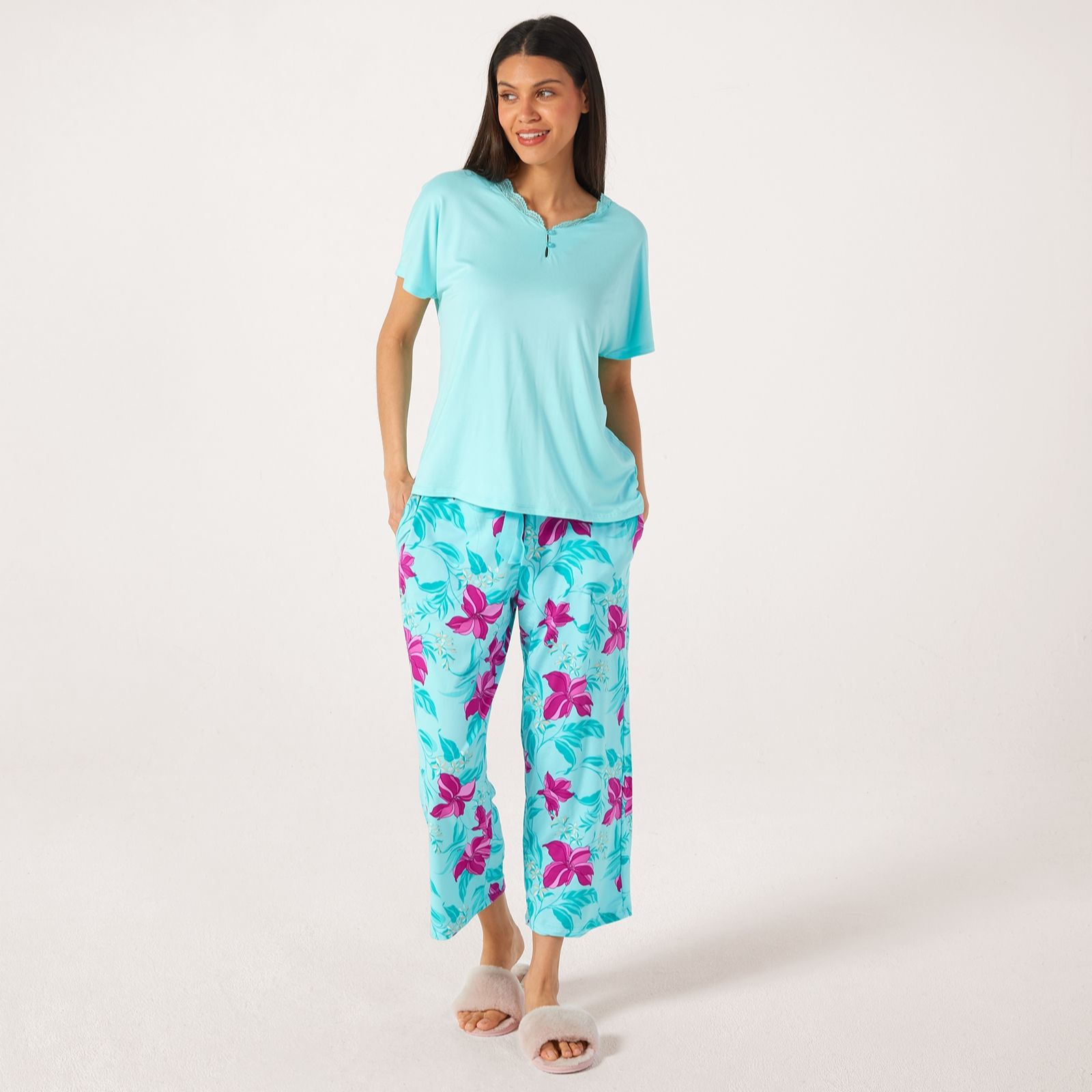 Carole Hochman Crop PJ set