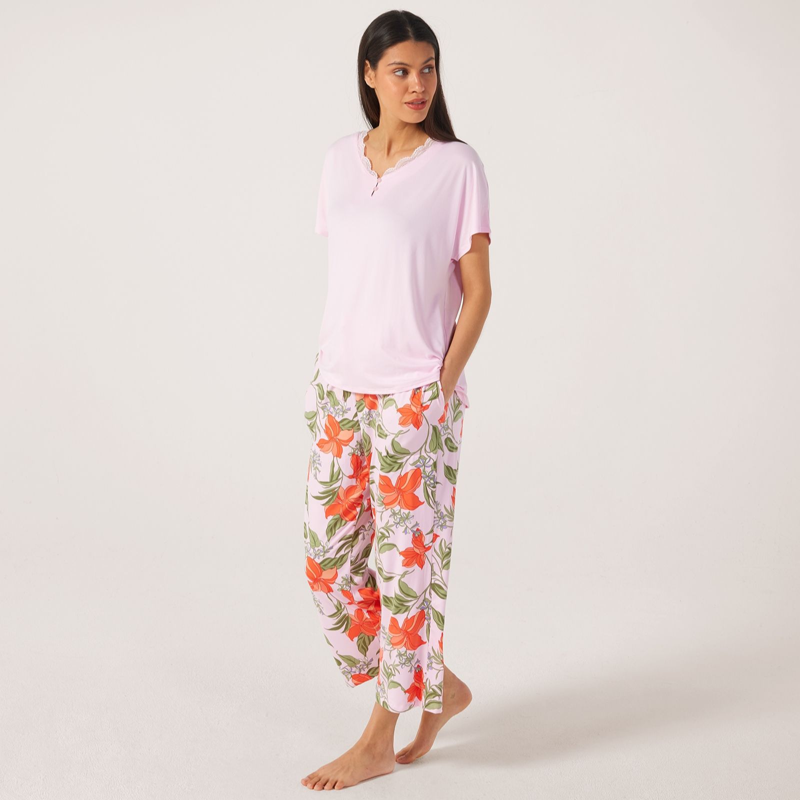 Carole Hochman Crop PJ set