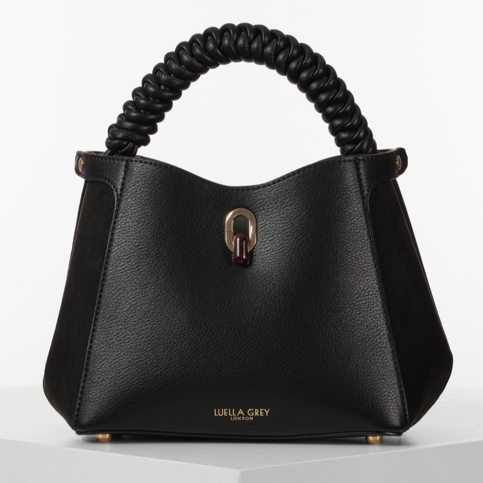 Luella Grey Catherine Woven Handle Cross-Body Bag