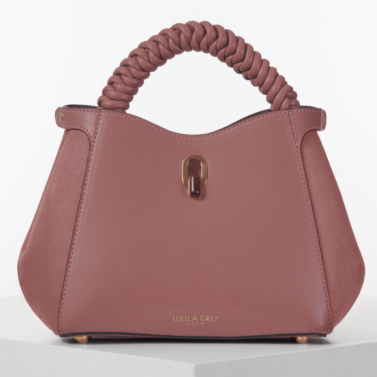 Luella Grey Catherine Woven Handle Cross-Body Bag