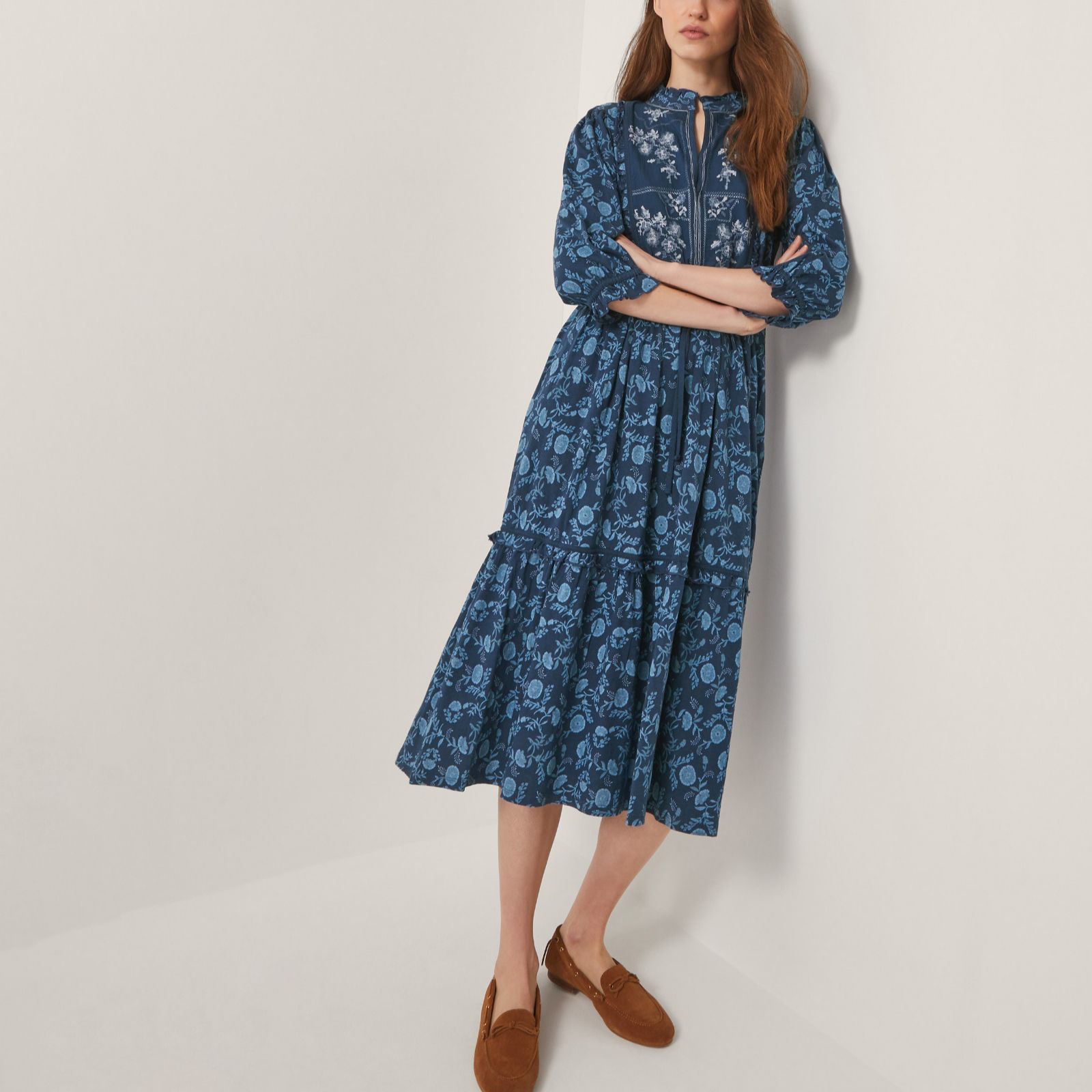 Monsoon Sofia Print Jersey Dress
