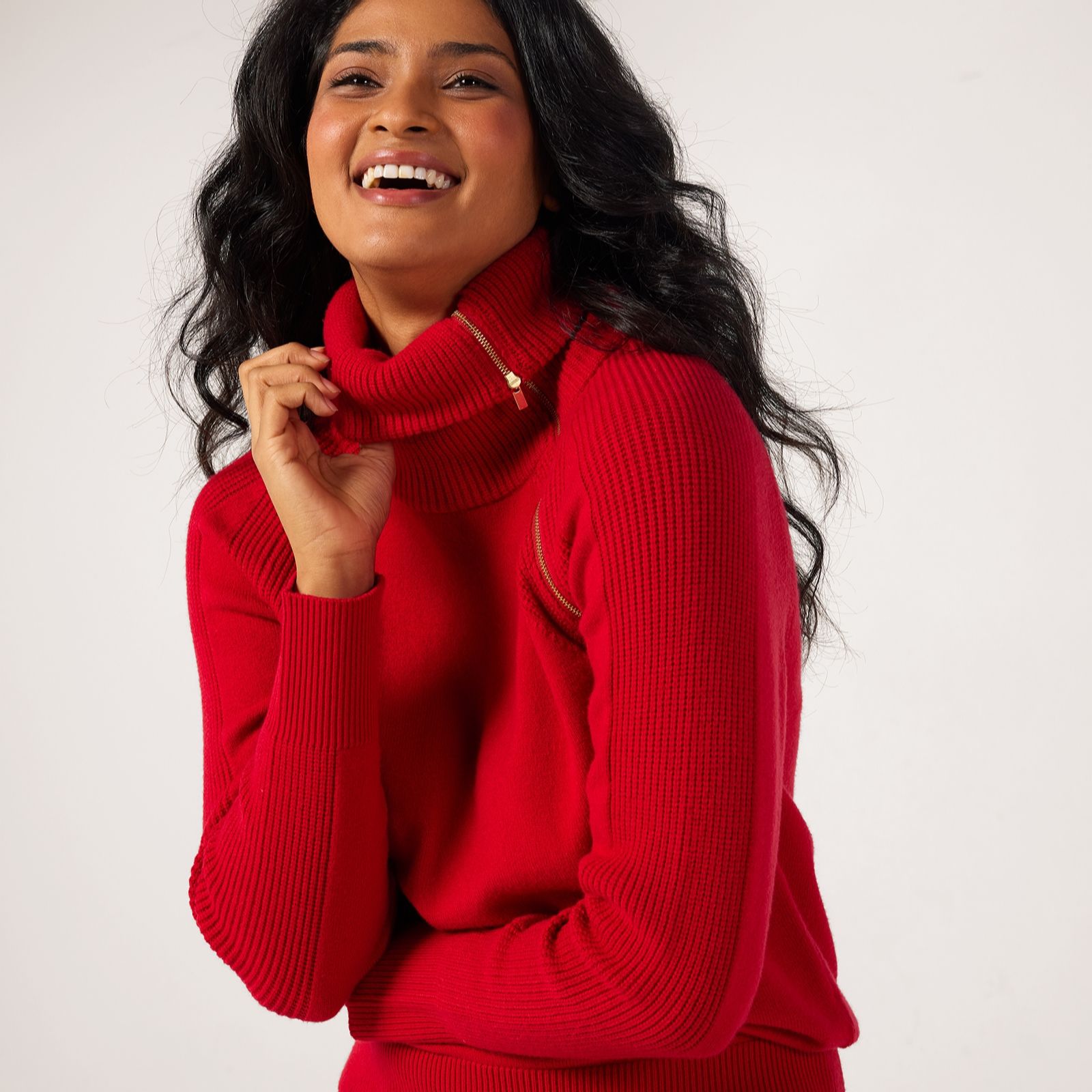 Ruth Langsford Zip Neck Jumper