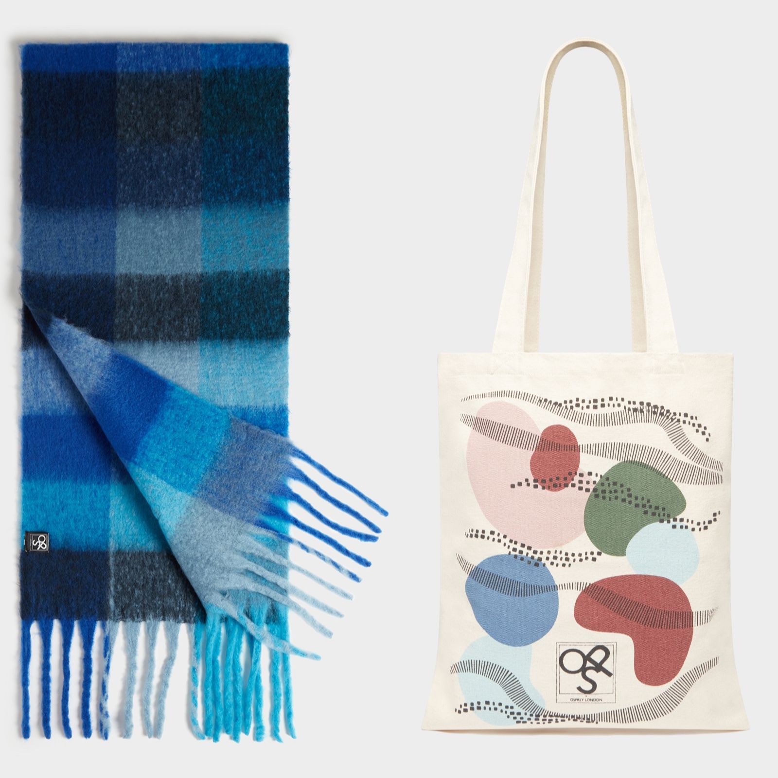Osprey London The Anya Scarf & Tote Bag