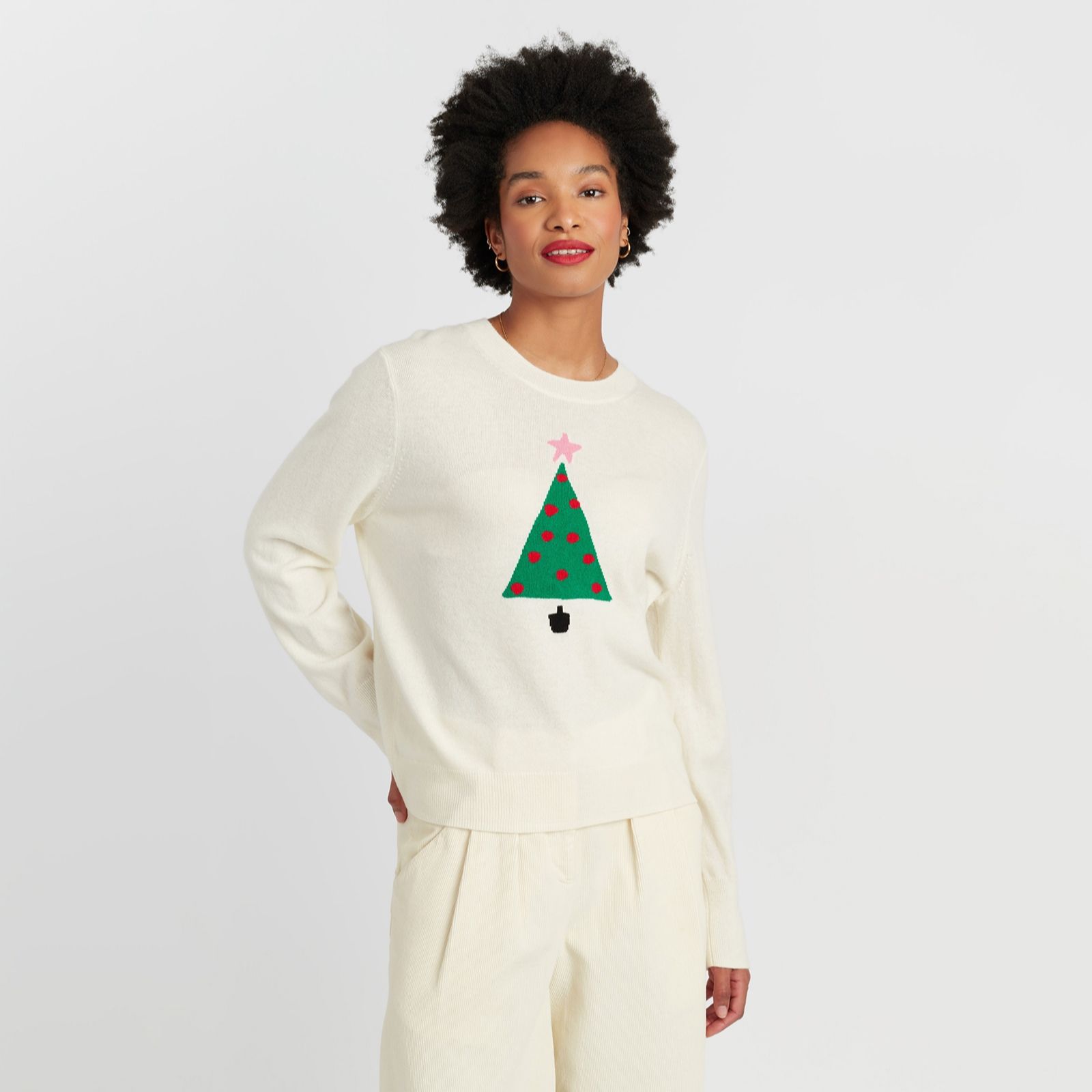 Chinti & Parker Wool Cashmere Christmas Design Jumper
