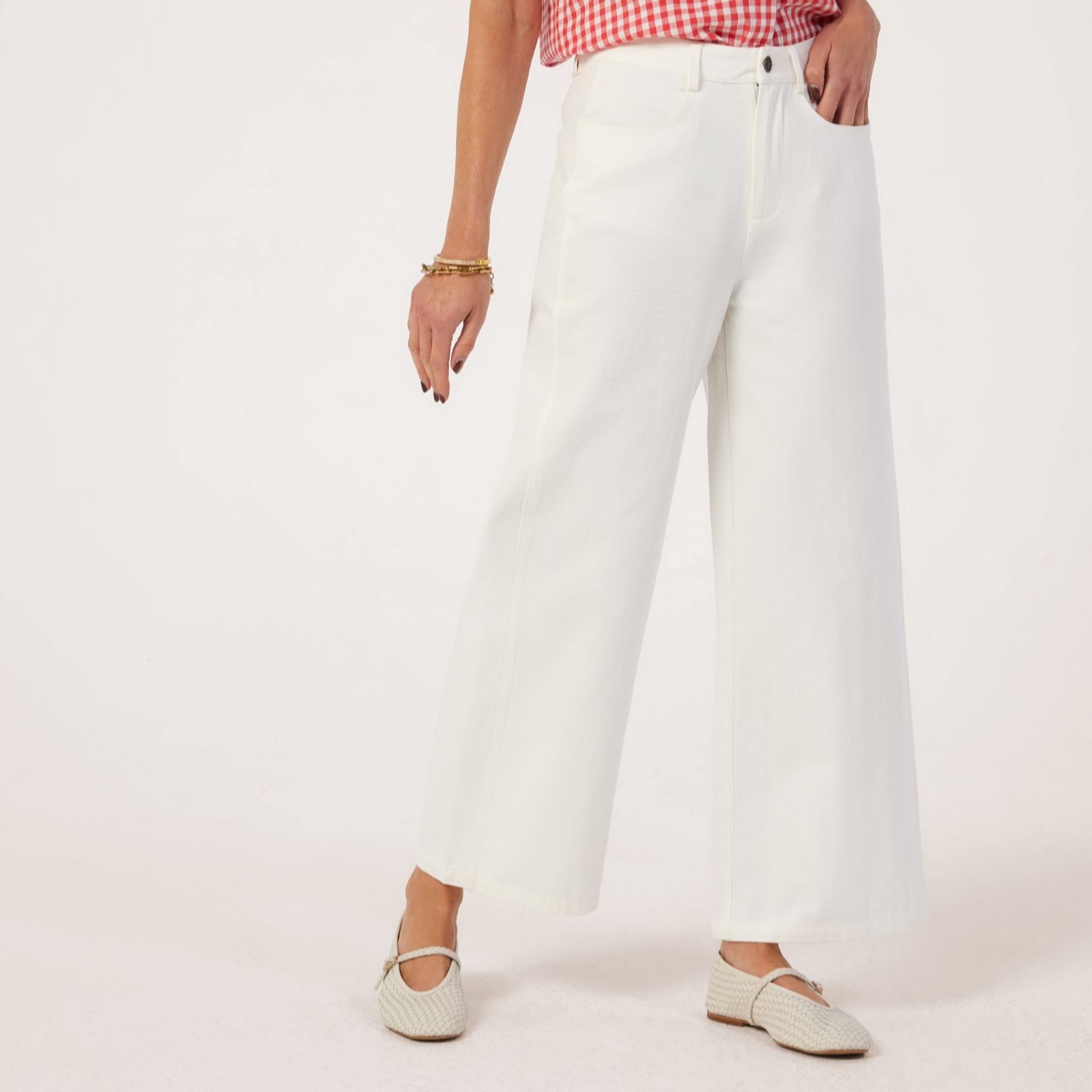 Compania Fantastica Wide Leg Cotton Trouser