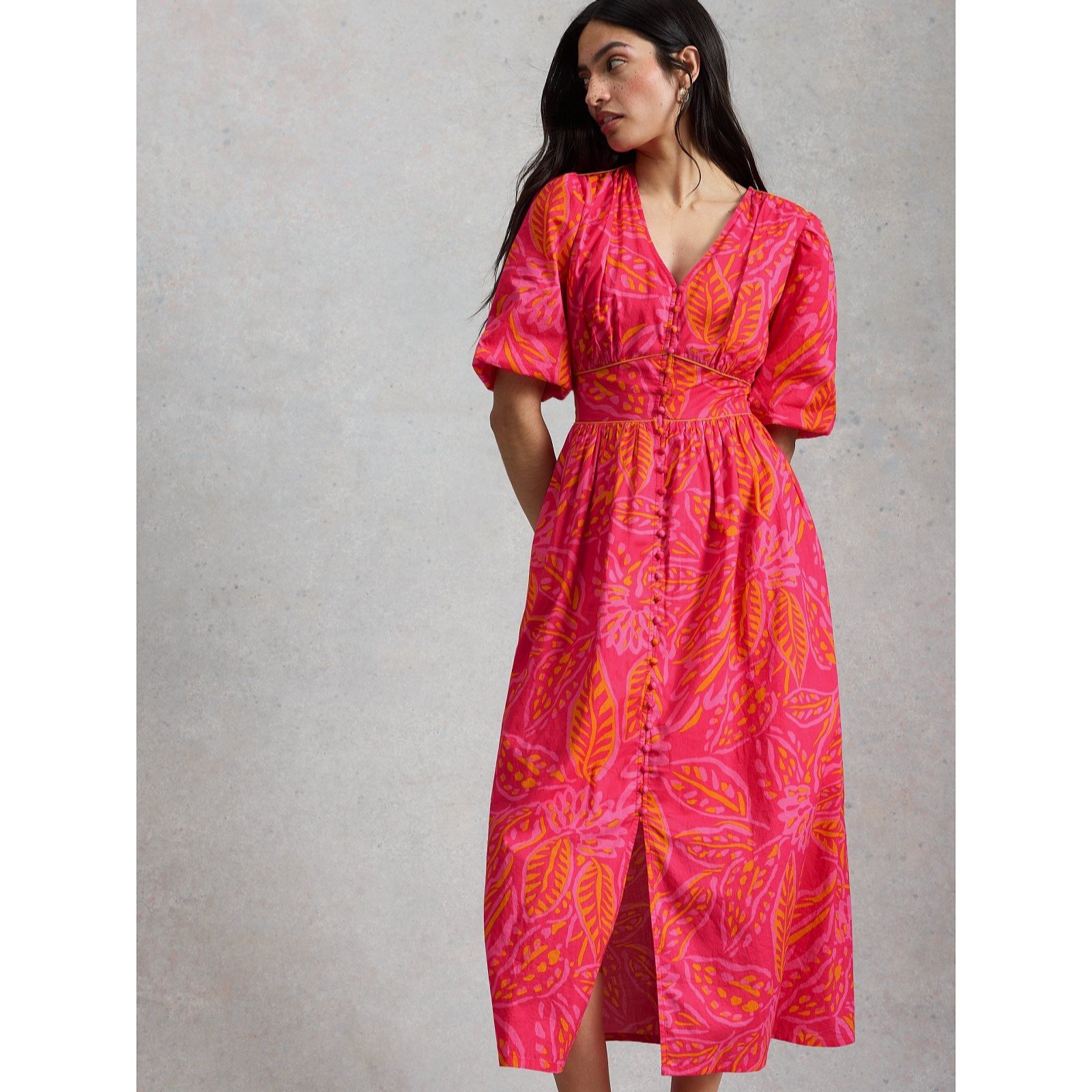 White Stuff Leela Midi Dress