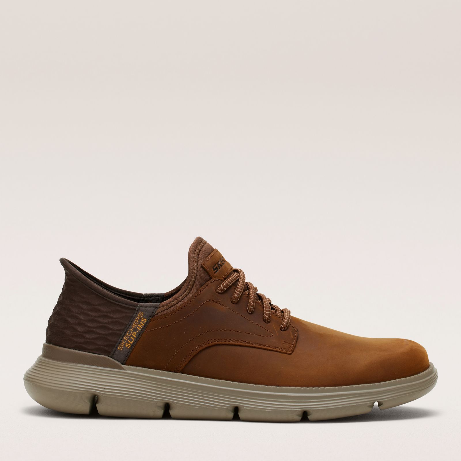 Skechers Men's Leather Slip-Ins Trainer
