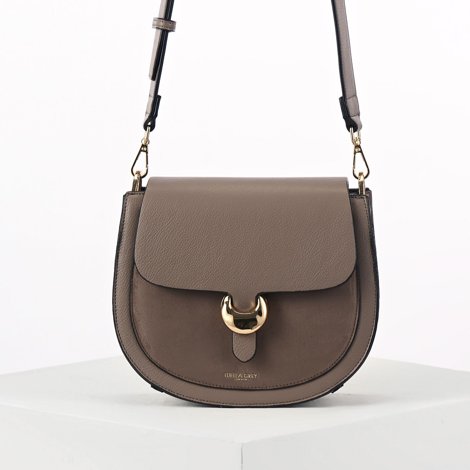 Luella Grey Venetia Saddle Cross-Body Bag