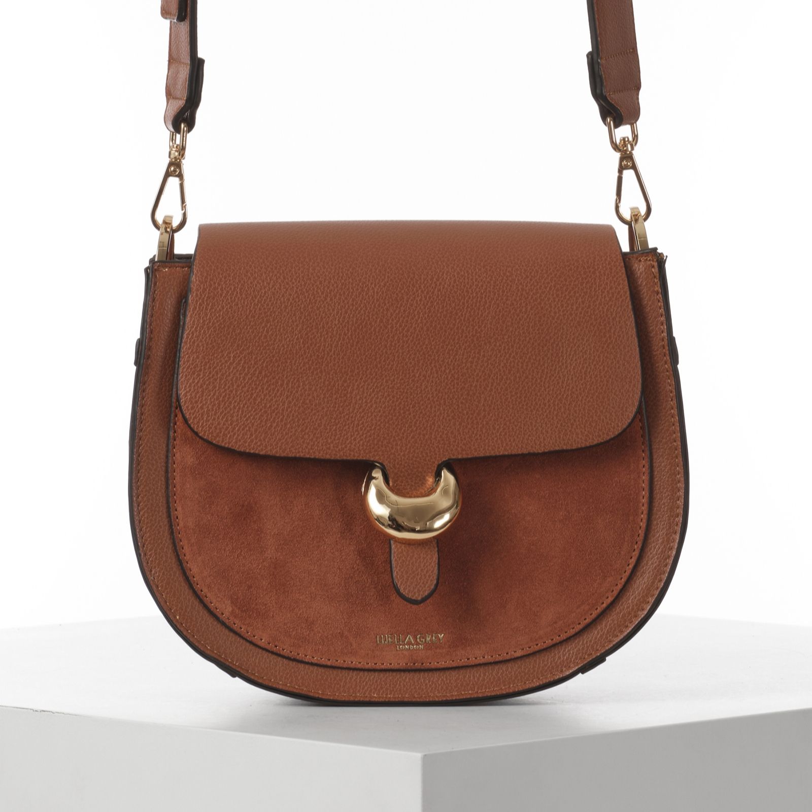 Luella Grey Venetia Saddle Cross-Body Bag