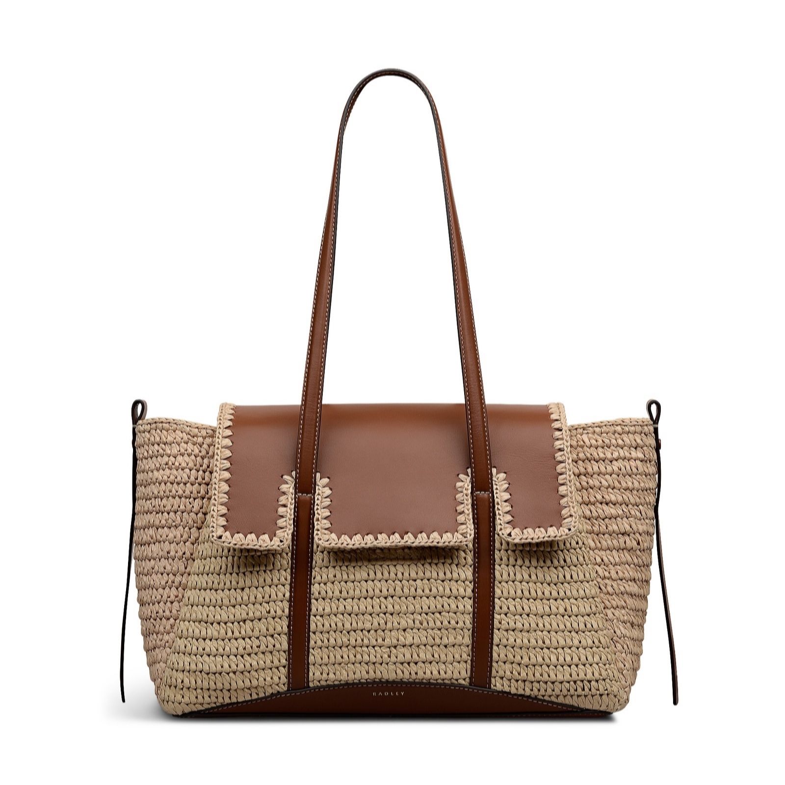 Radley The Chancery Raffia Medium Flapover Shoulder