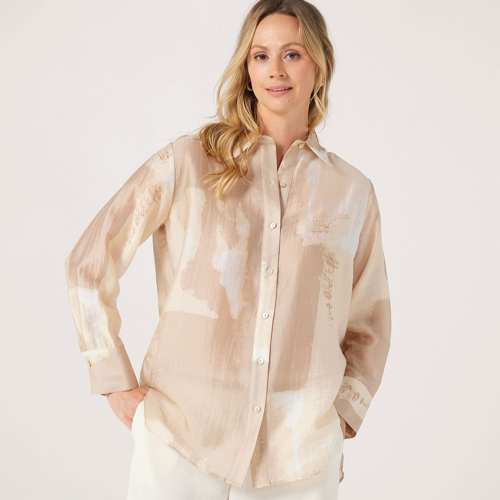MarlaWynne Collection Printed Shirt