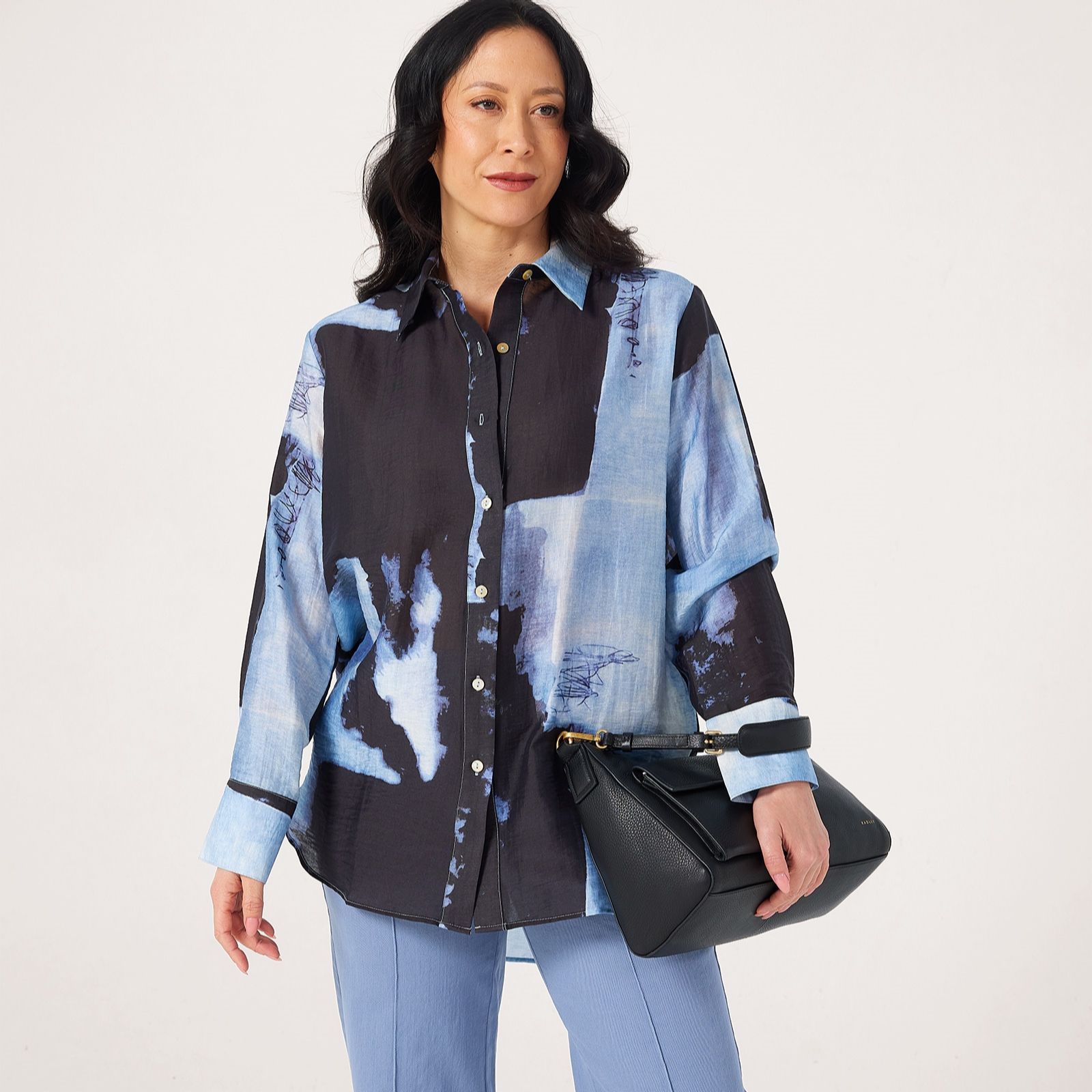 MarlaWynne Collection Printed Shirt