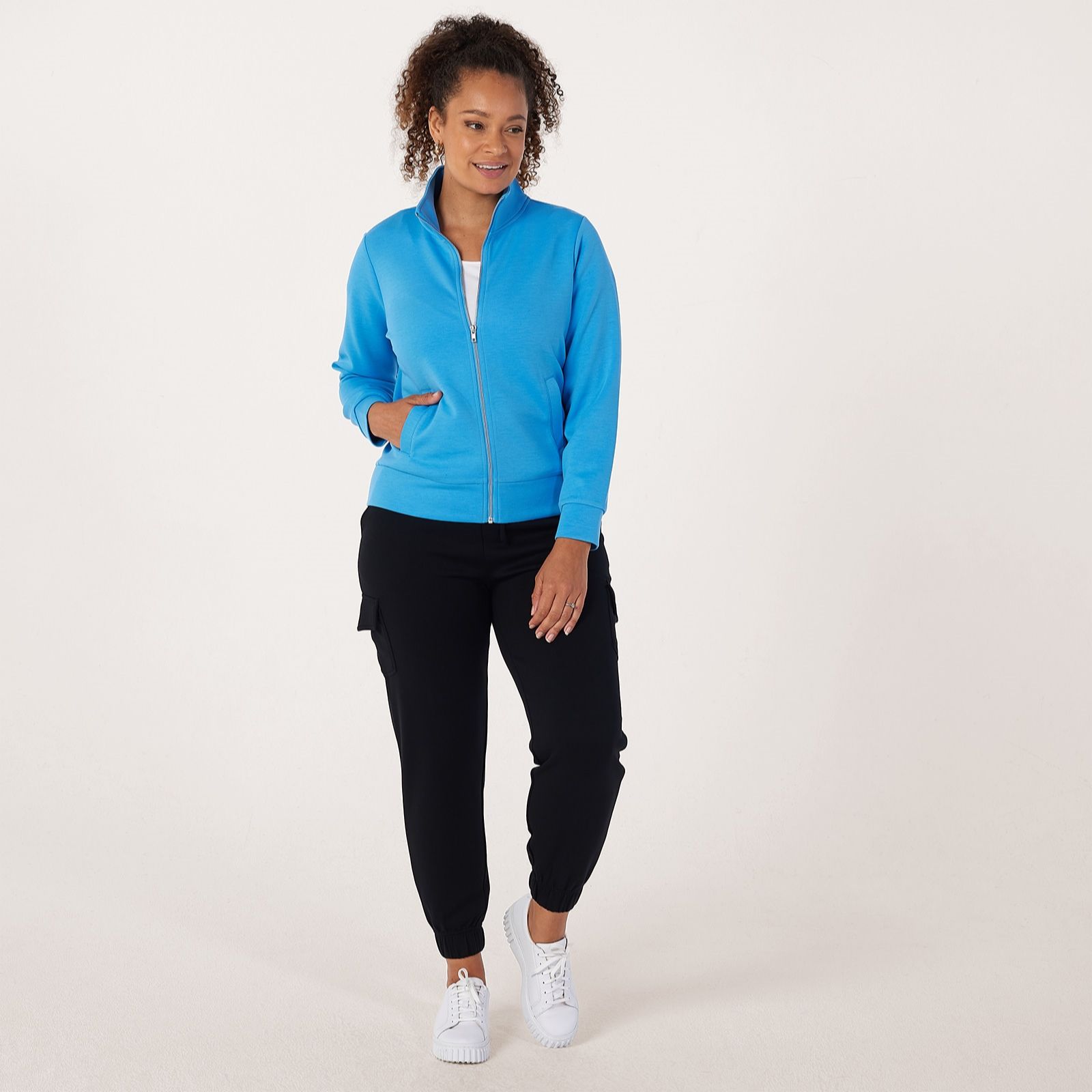 Denim & Co. Super Soft Bomber