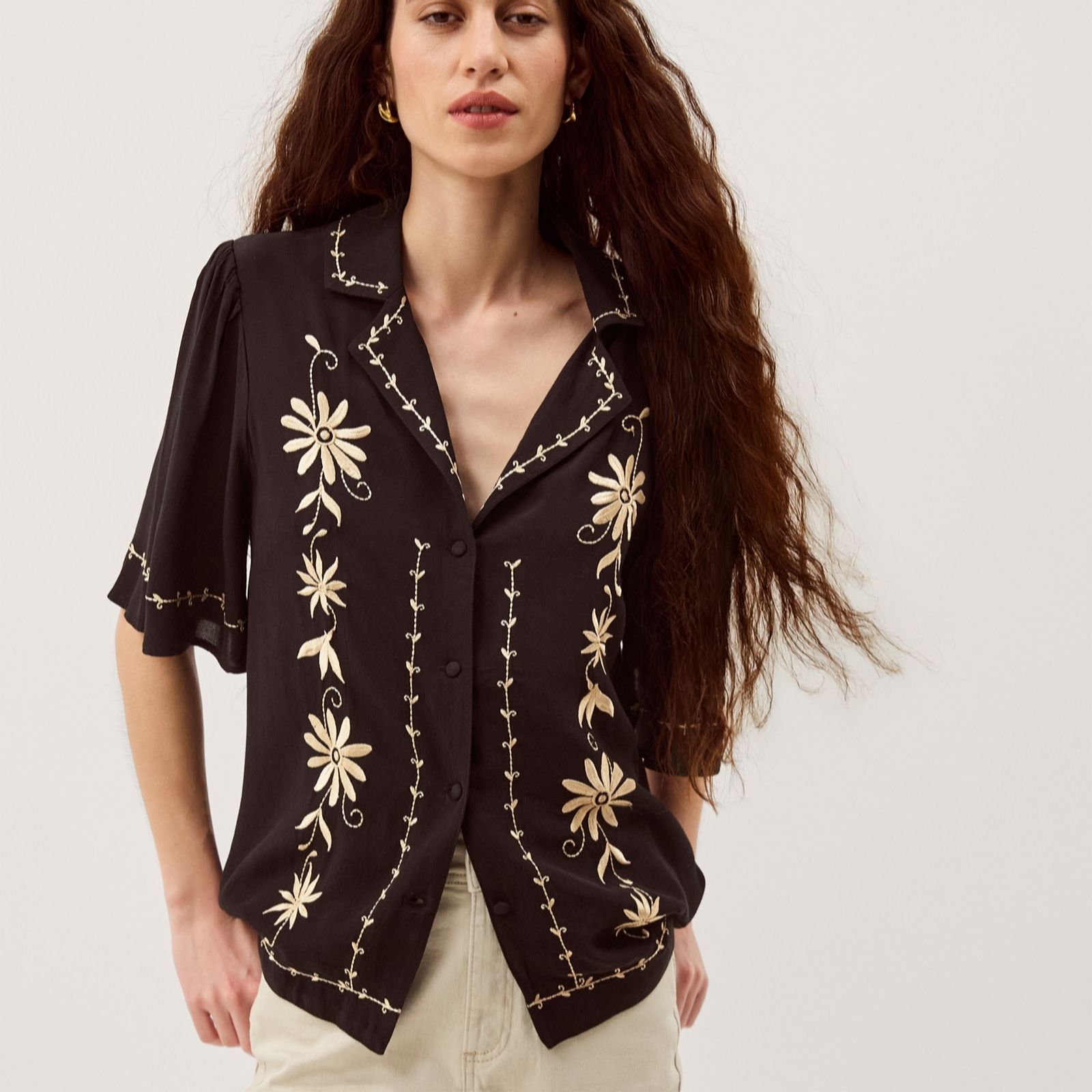 Monsoon Wren Embroidered Shirt