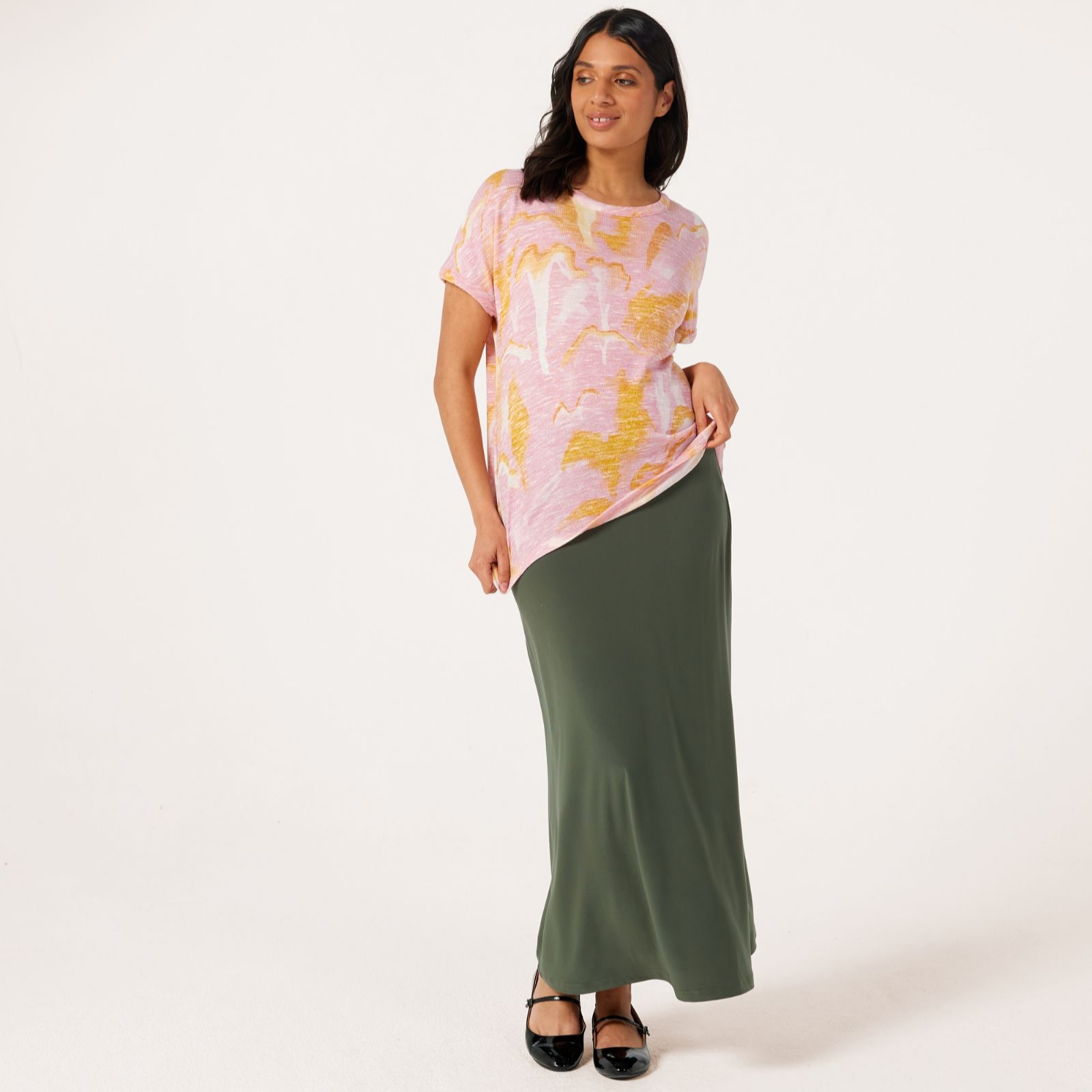 Kim & Co Brazil Jersey Maxi Skirt