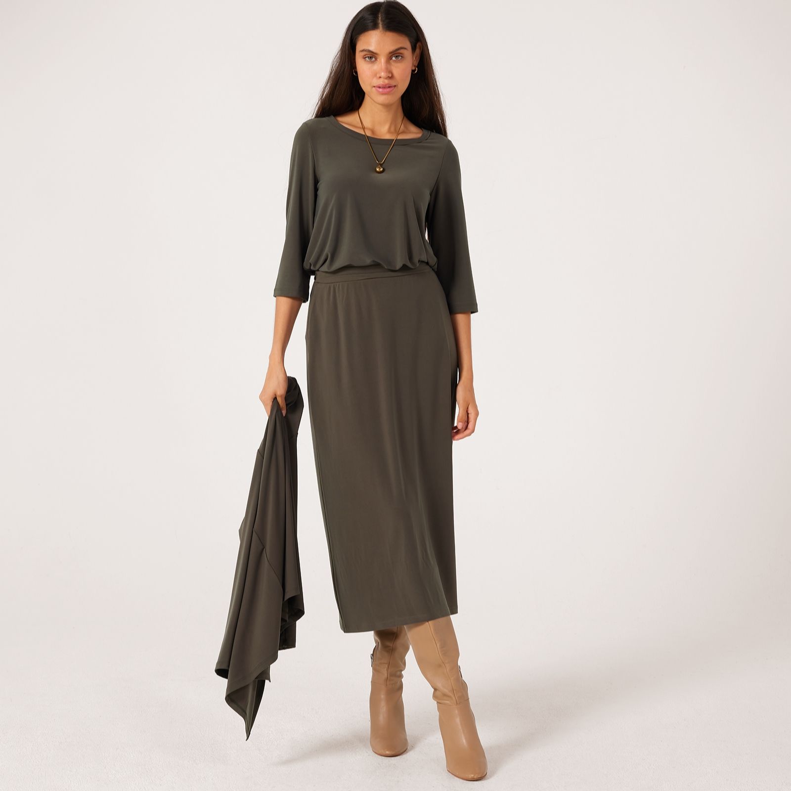 Kim & Co Brazil Jersey Maxi Skirt