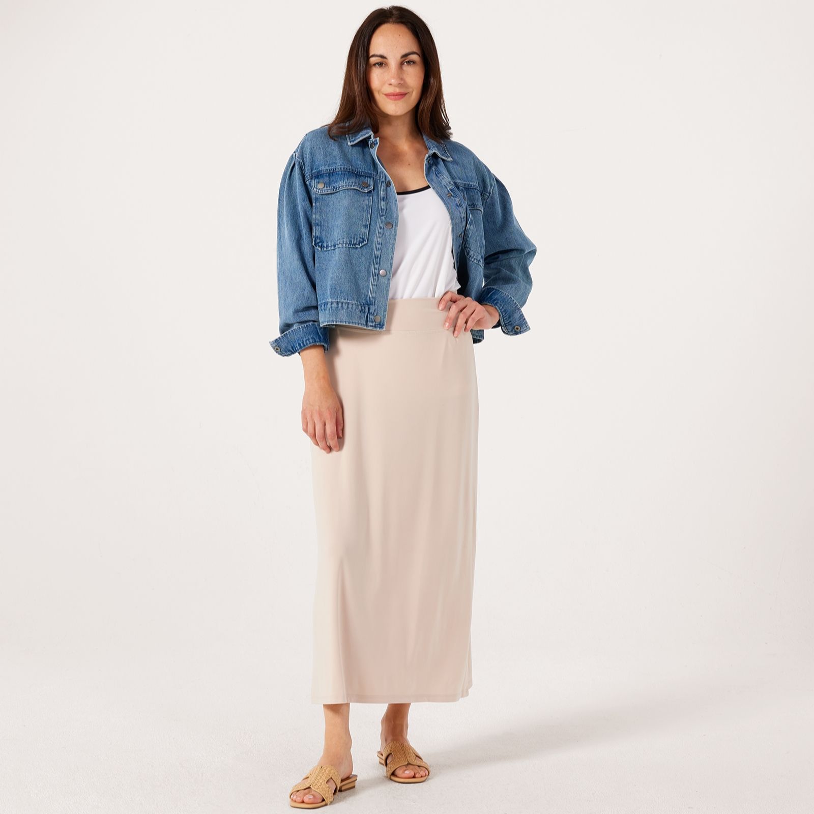 Kim & Co Brazil Jersey Maxi Skirt